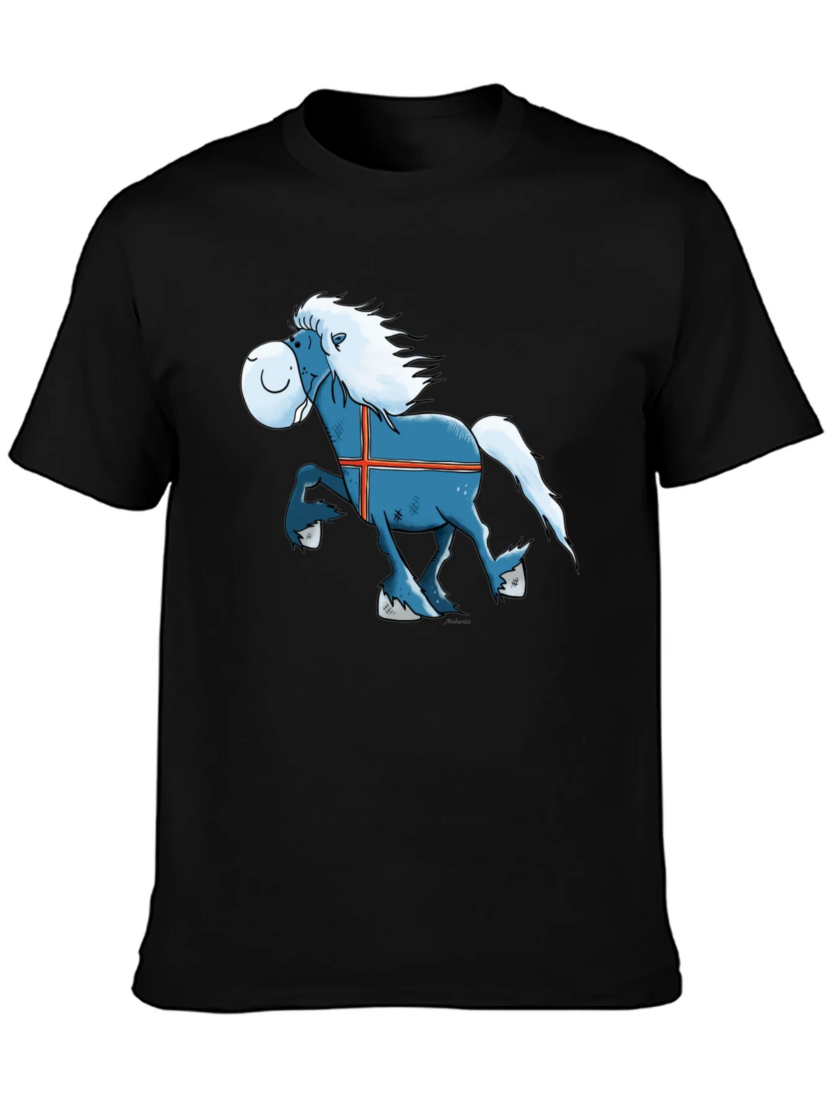 Icelandic Horse Cartoon T-Shirt - Novelty Tee product image 2