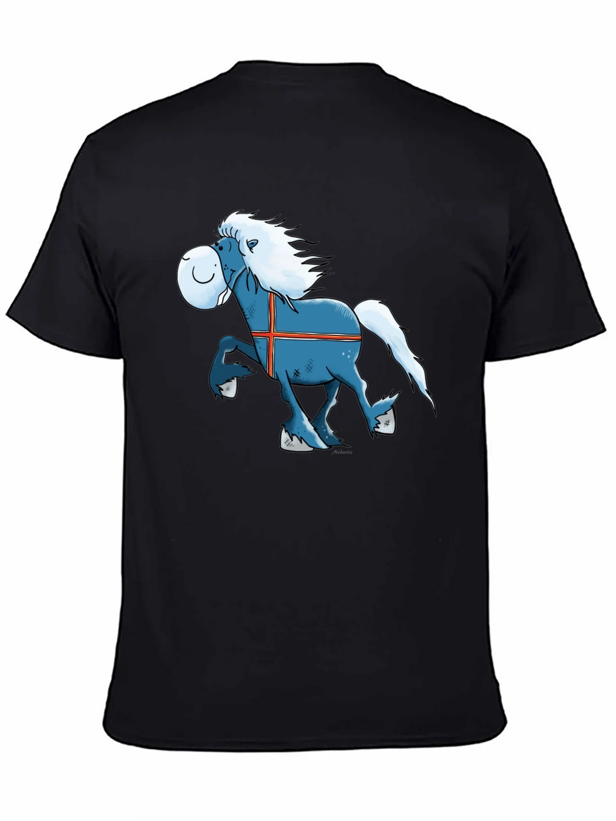 Icelandic Horse Cartoon T-Shirt - Novelty Tee product image 3