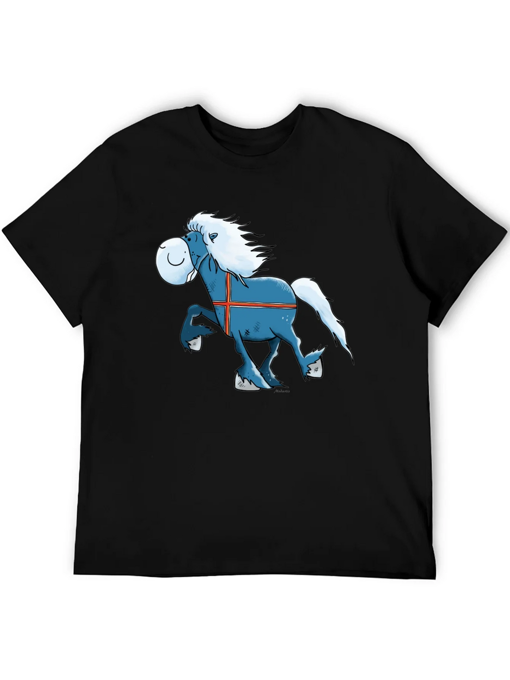 Icelandic Horse Cartoon T-Shirt - Novelty Tee product image 4