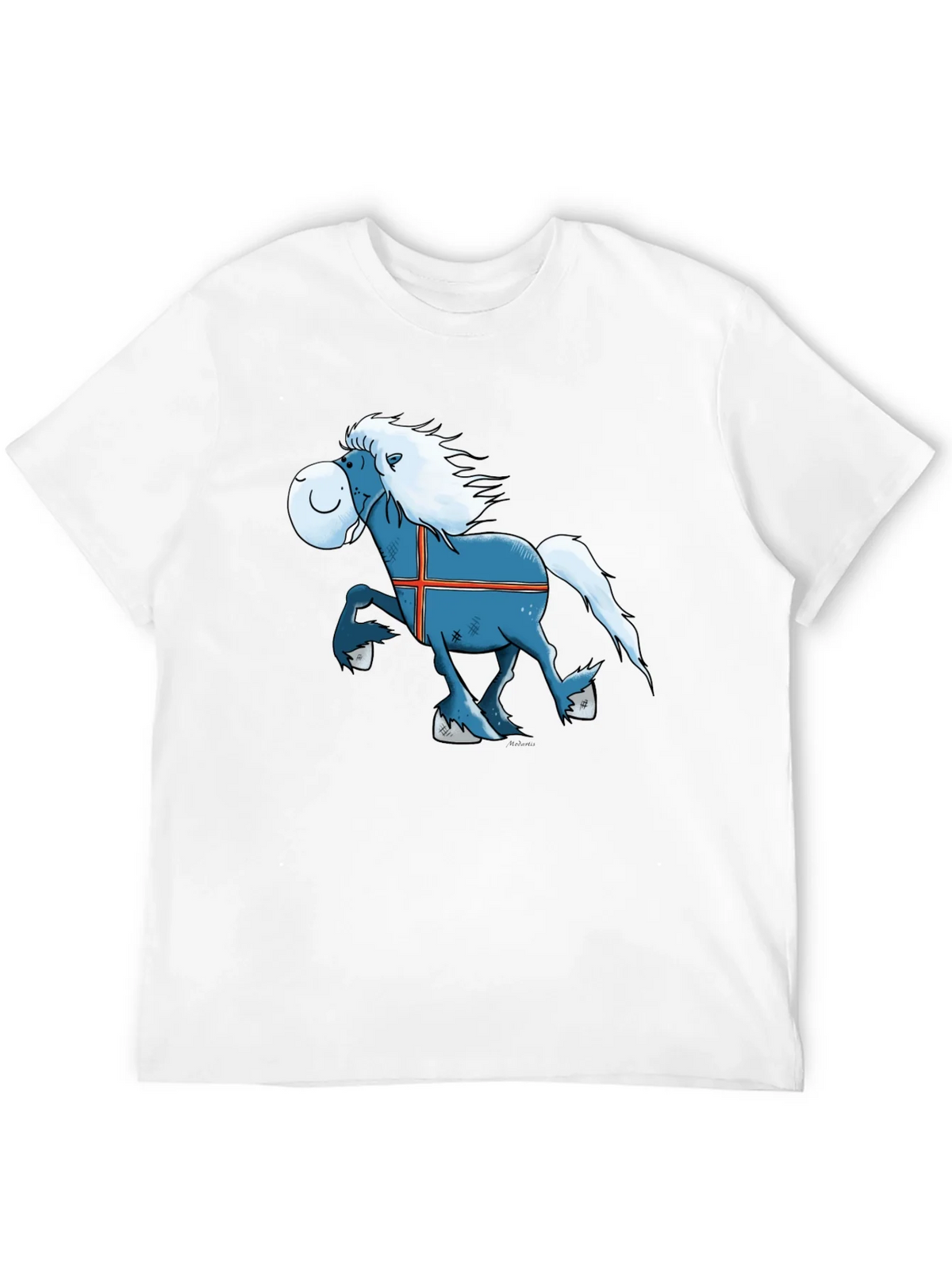 Icelandic Horse Cartoon T-Shirt - Novelty Tee product image 10