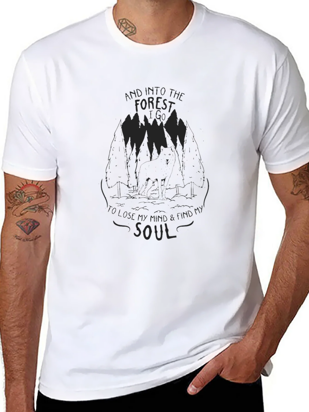 Into the Forest T-Shirt - Find Your Soul product image 7