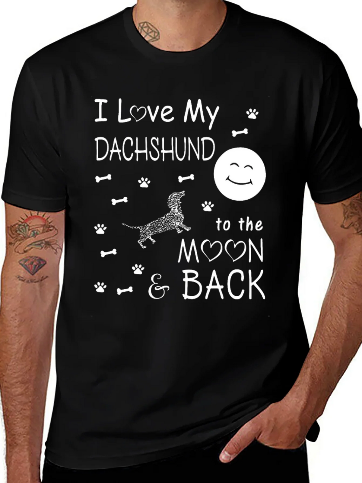 I Love My Dachshund T-Shirt product image 1