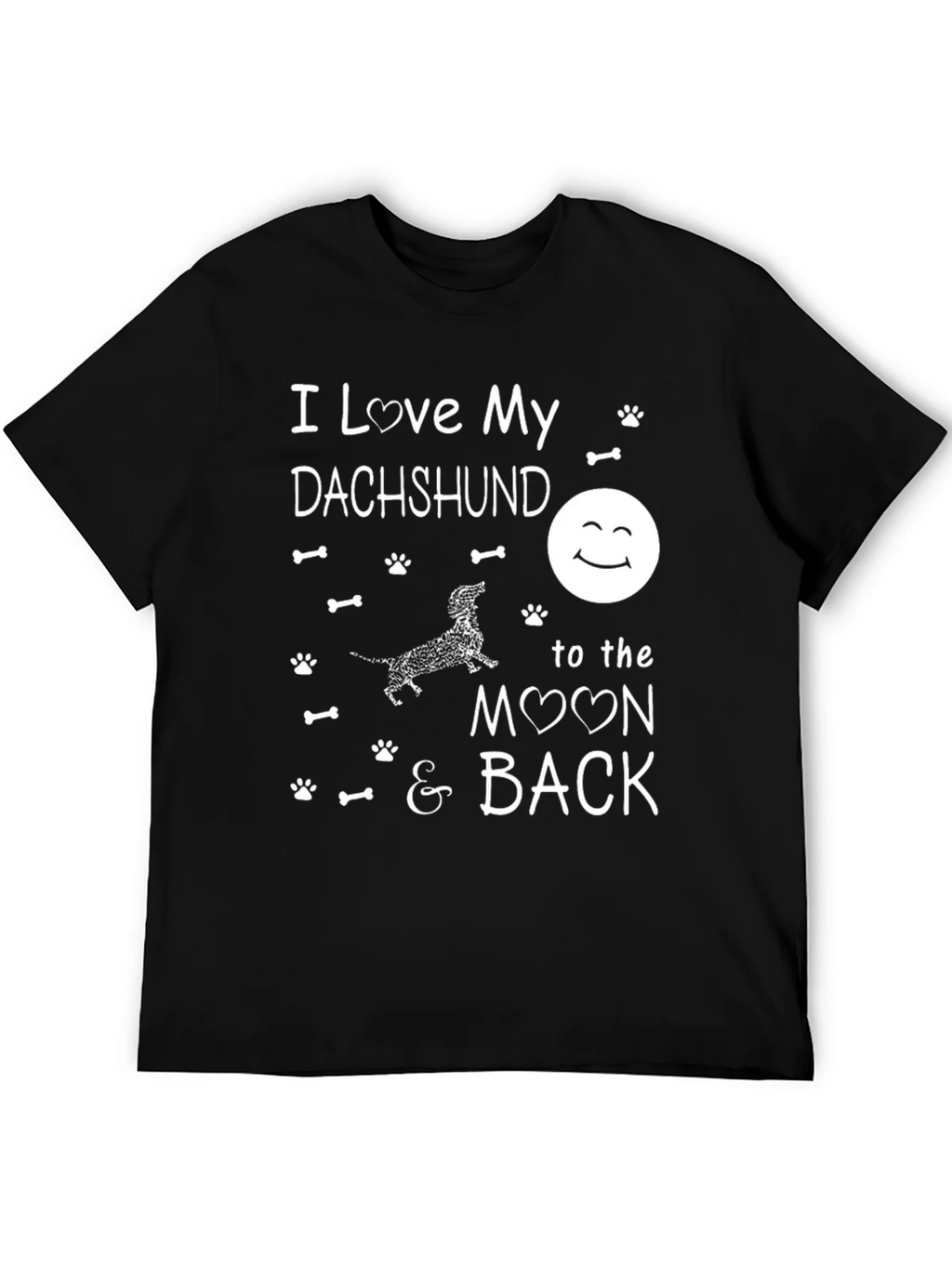 I Love My Dachshund T-Shirt product image 5