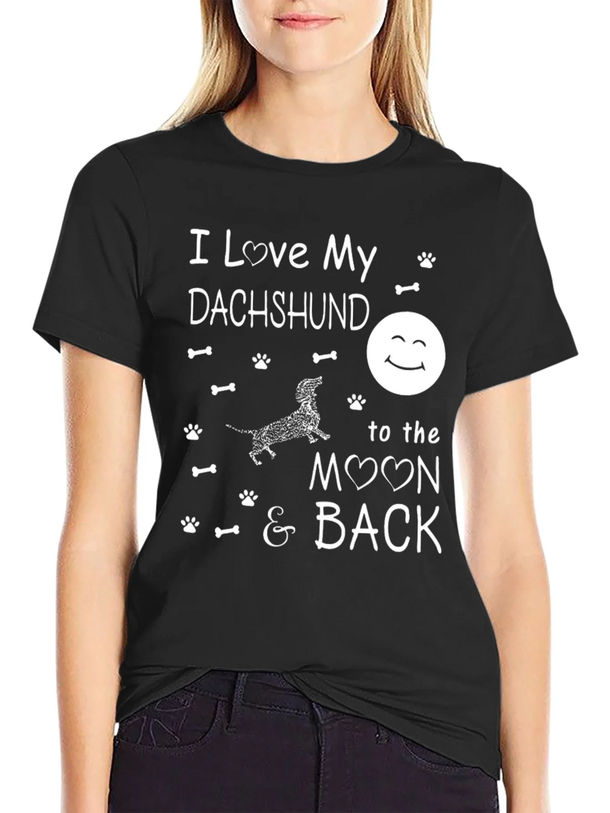 I Love My Dachshund T-Shirt product image 2
