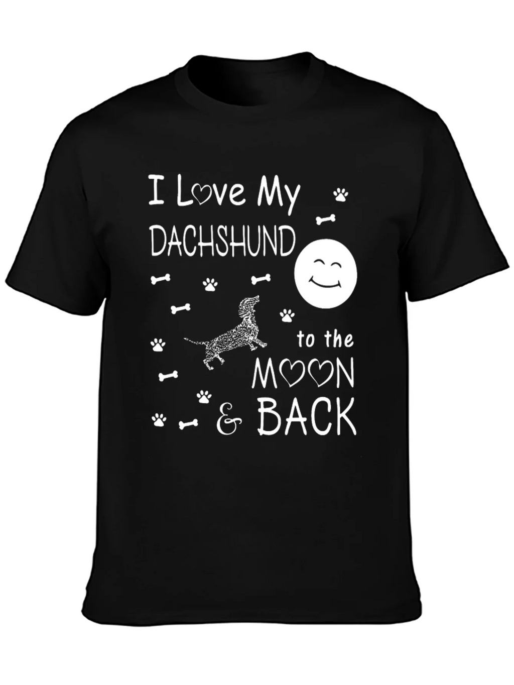 I Love My Dachshund T-Shirt product image 3