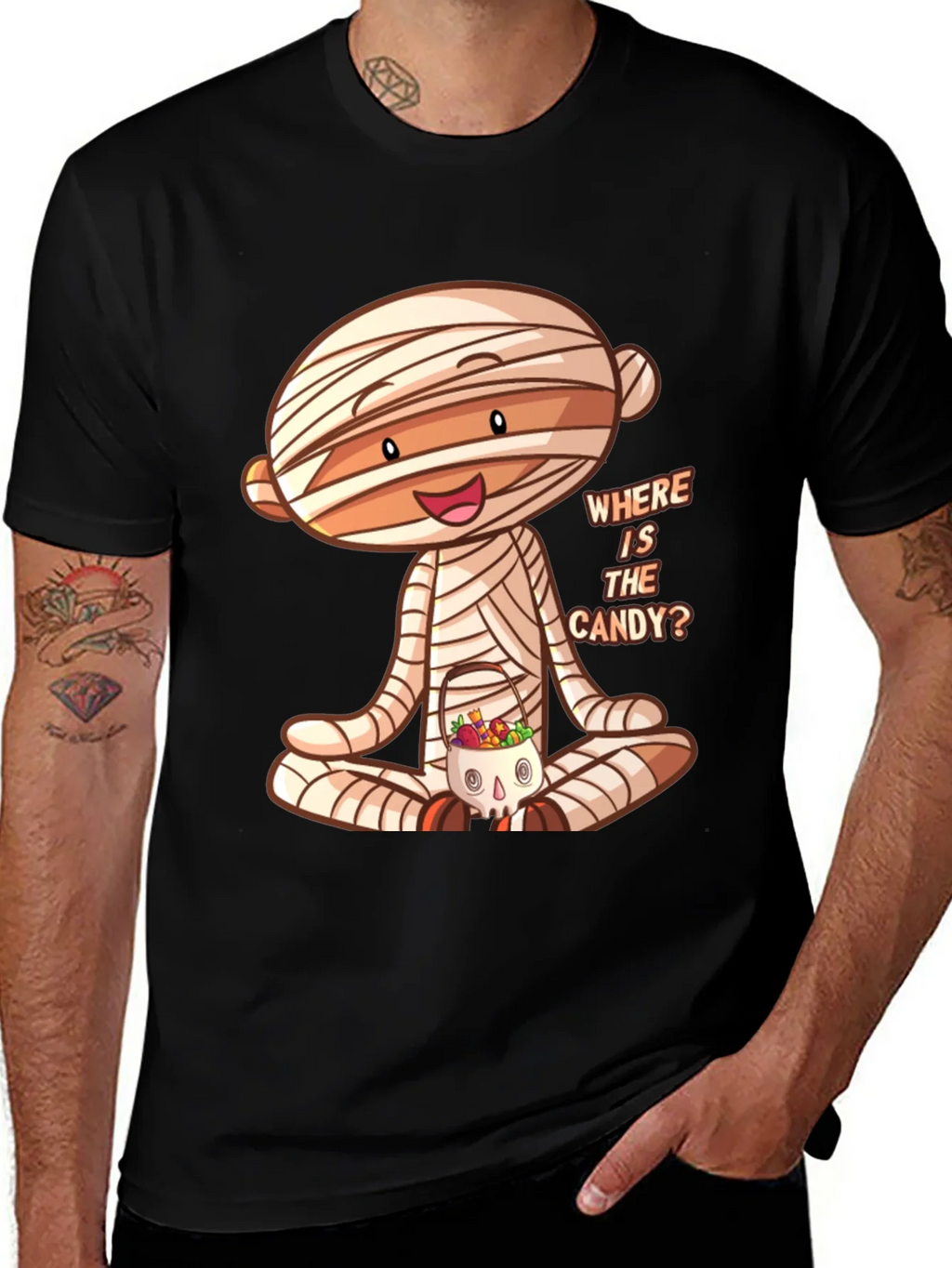 Halloween Mummy Candy T-Shirt product image 1