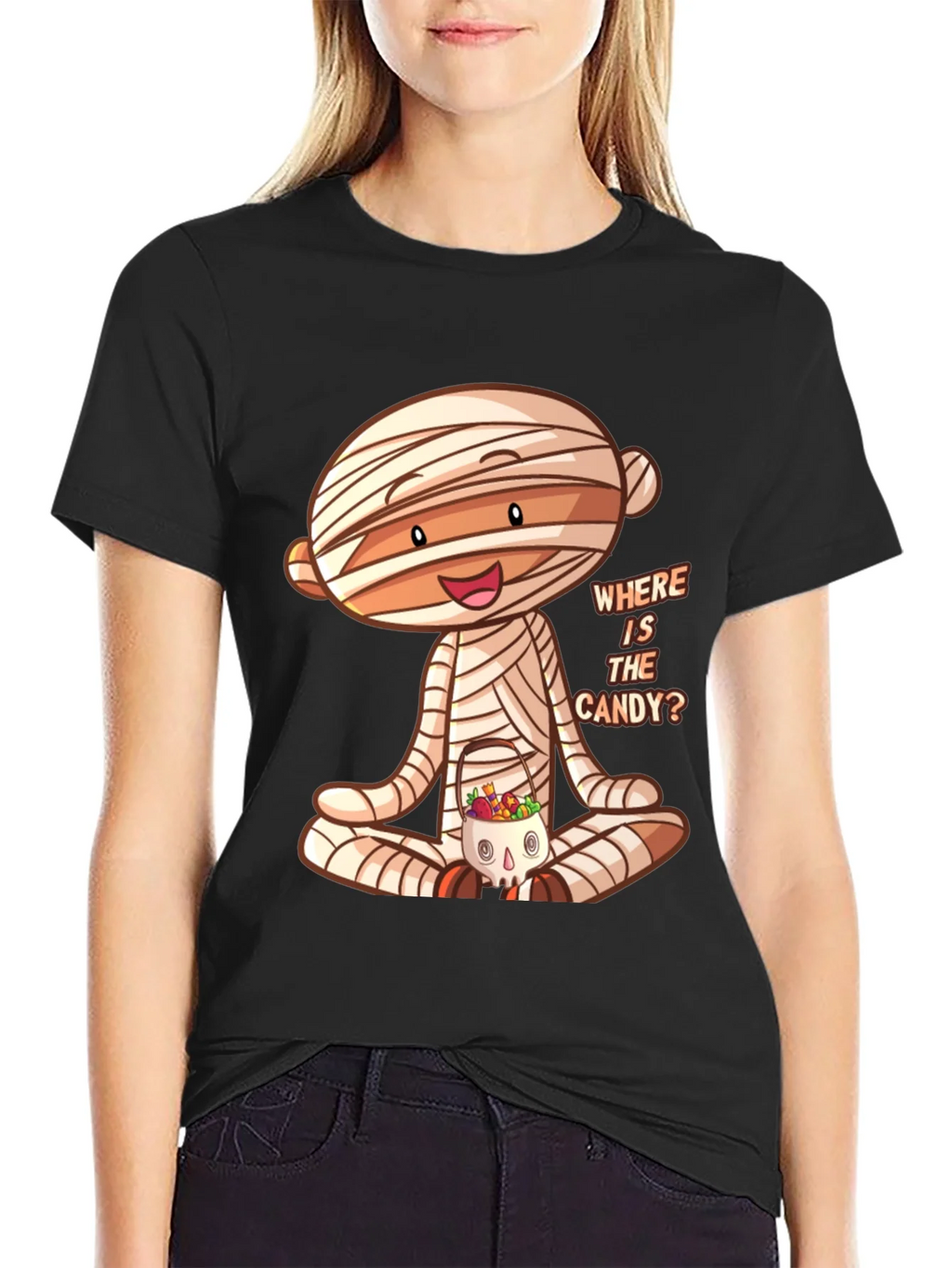 Halloween Mummy Candy T-Shirt product image 2