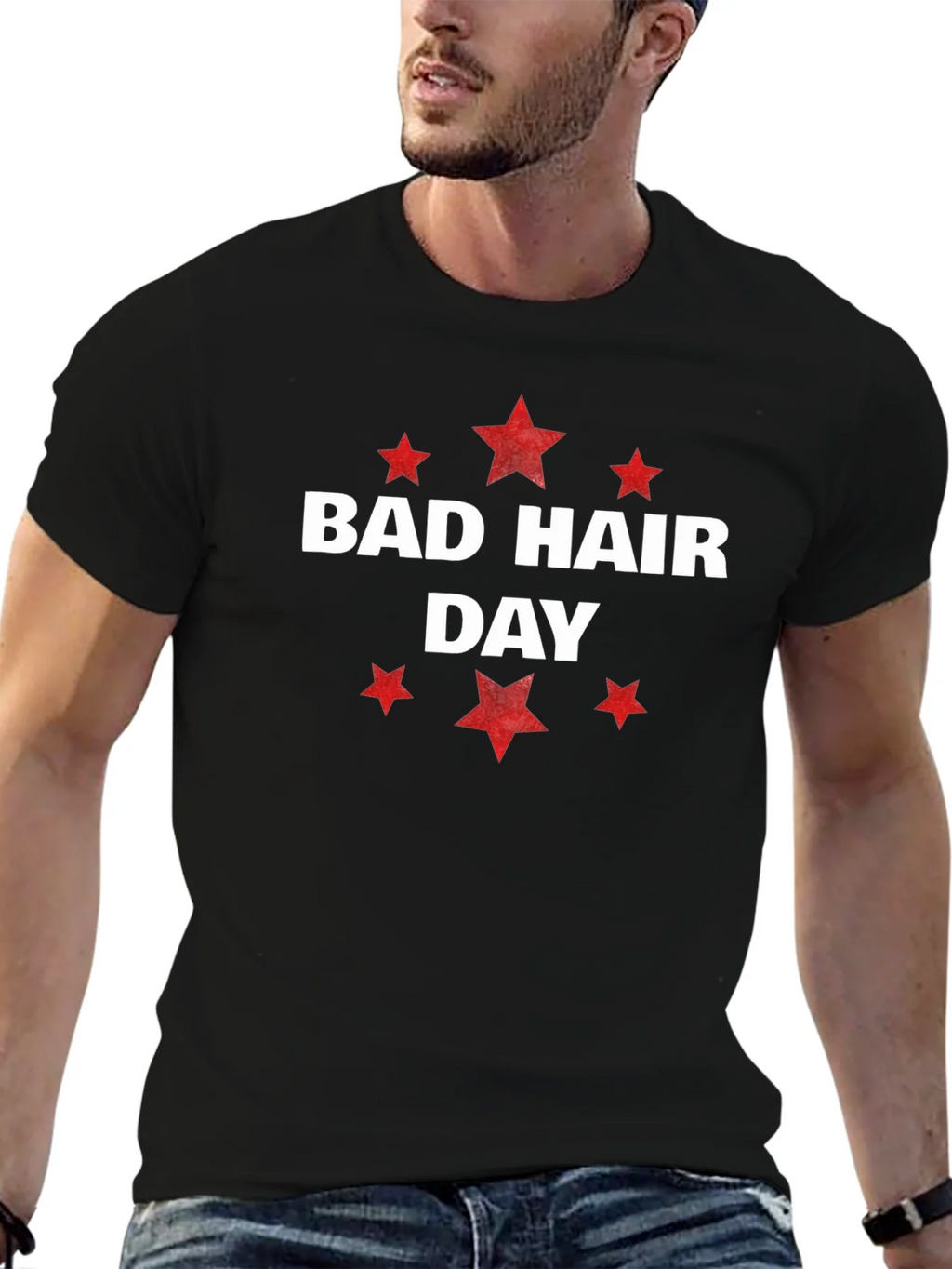 Bad Hair Day Graphic Tee - Unisex Cotton T-Shirt product image 6