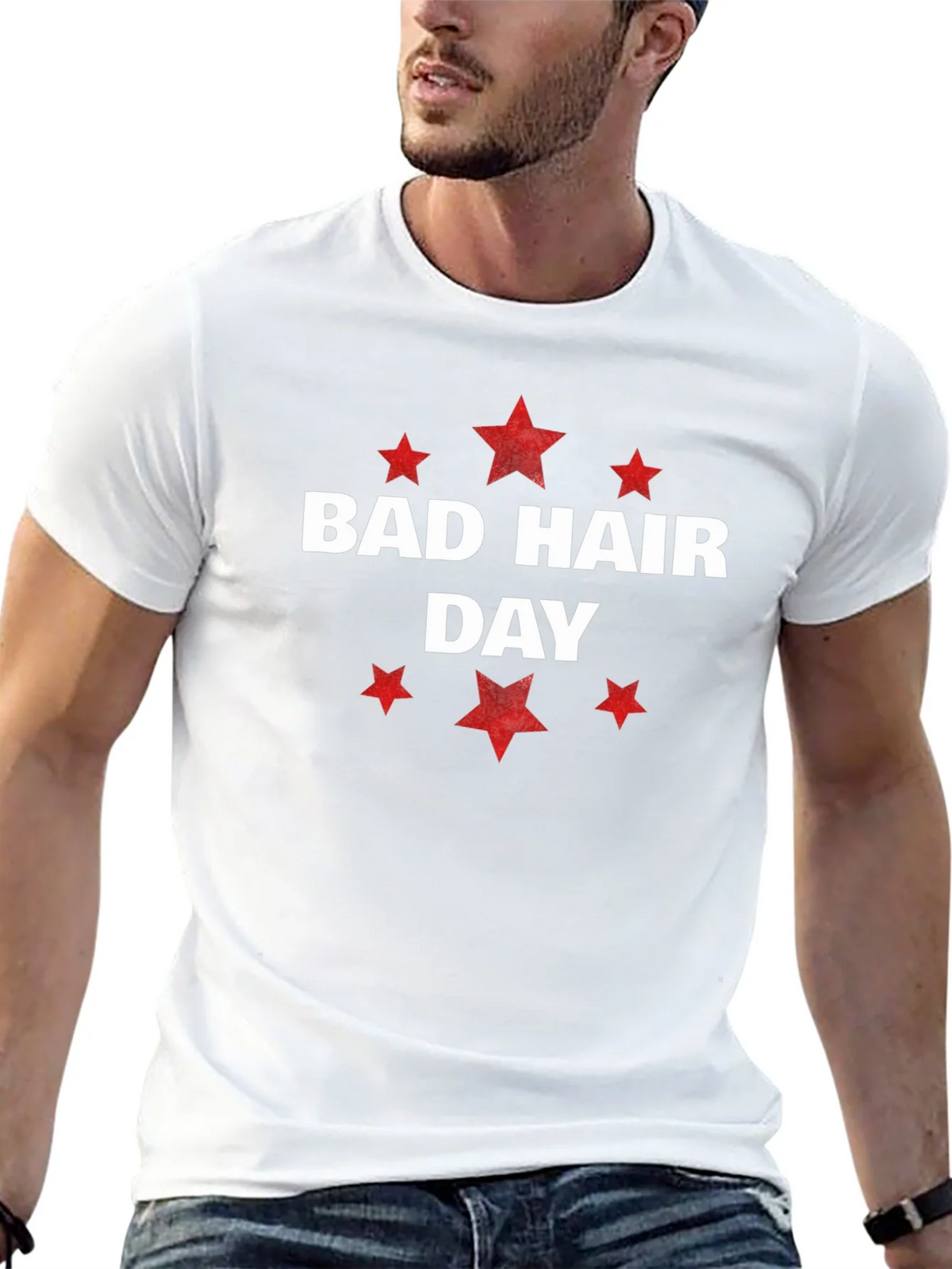 Bad Hair Day Graphic Tee - Unisex Cotton T-Shirt product image 12