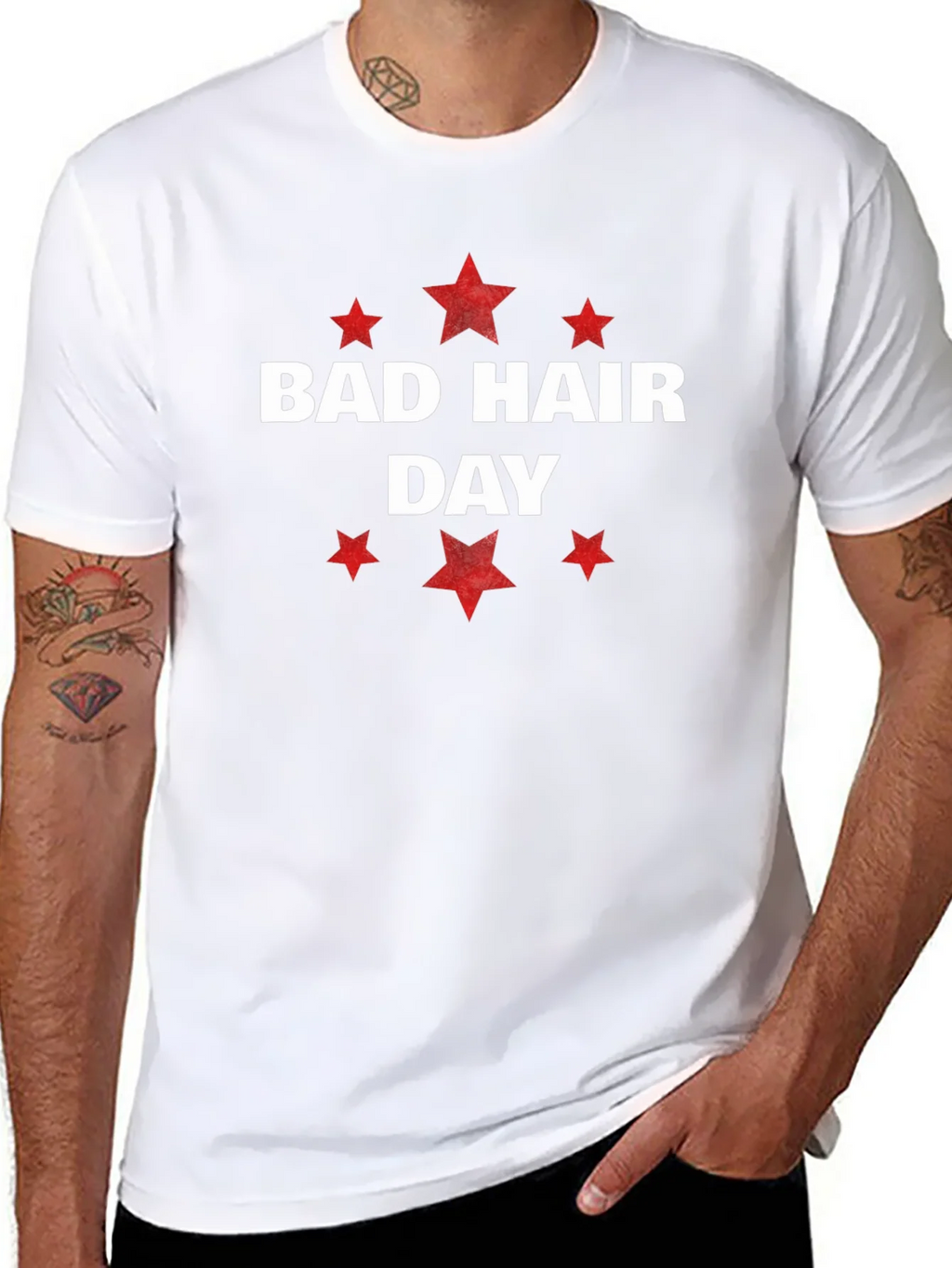 Bad Hair Day Graphic Tee - Unisex Cotton T-Shirt product image 7