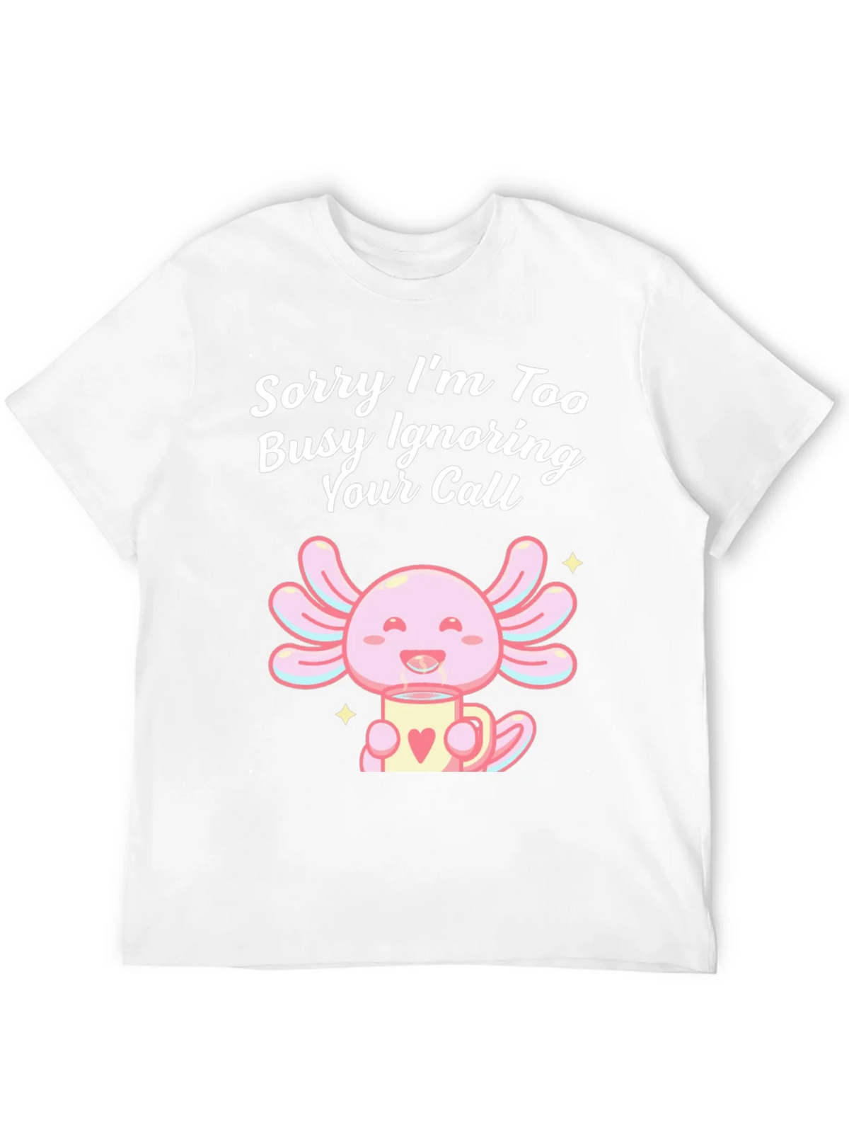 Ignoring Call Axolotl Black T-Shirt product image 11