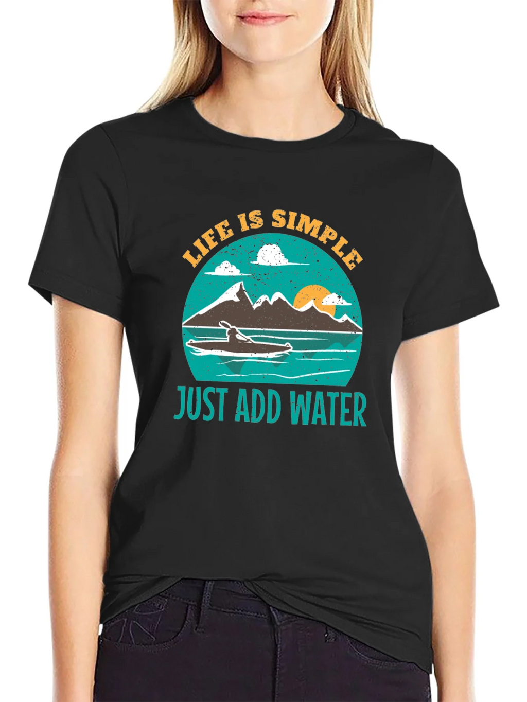 Life is Simple Kayak T-Shirt product image 2