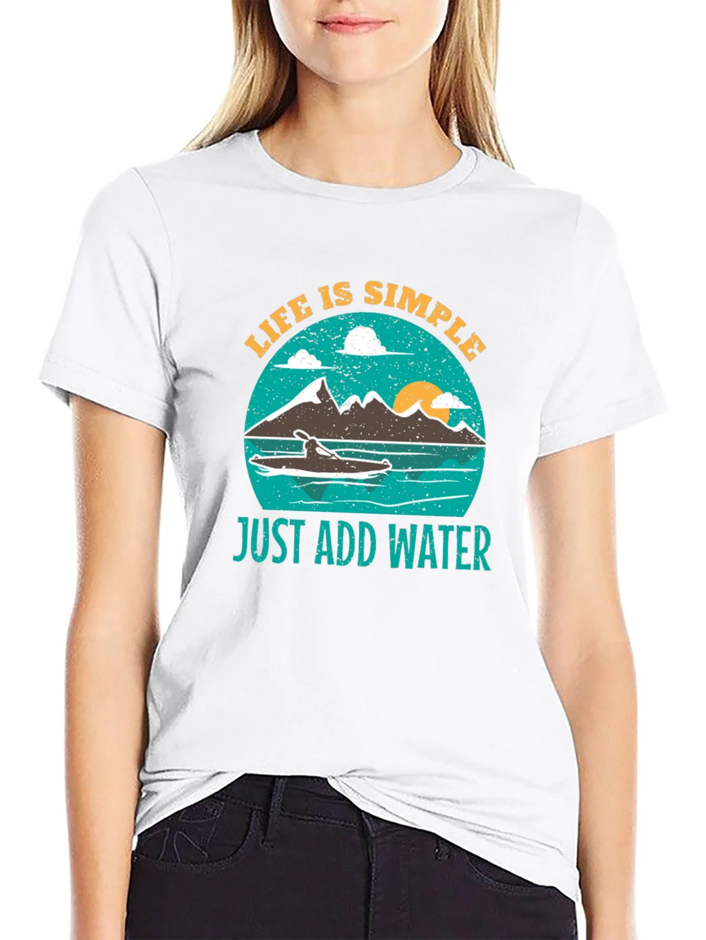 Life is Simple Kayak T-Shirt product image 6