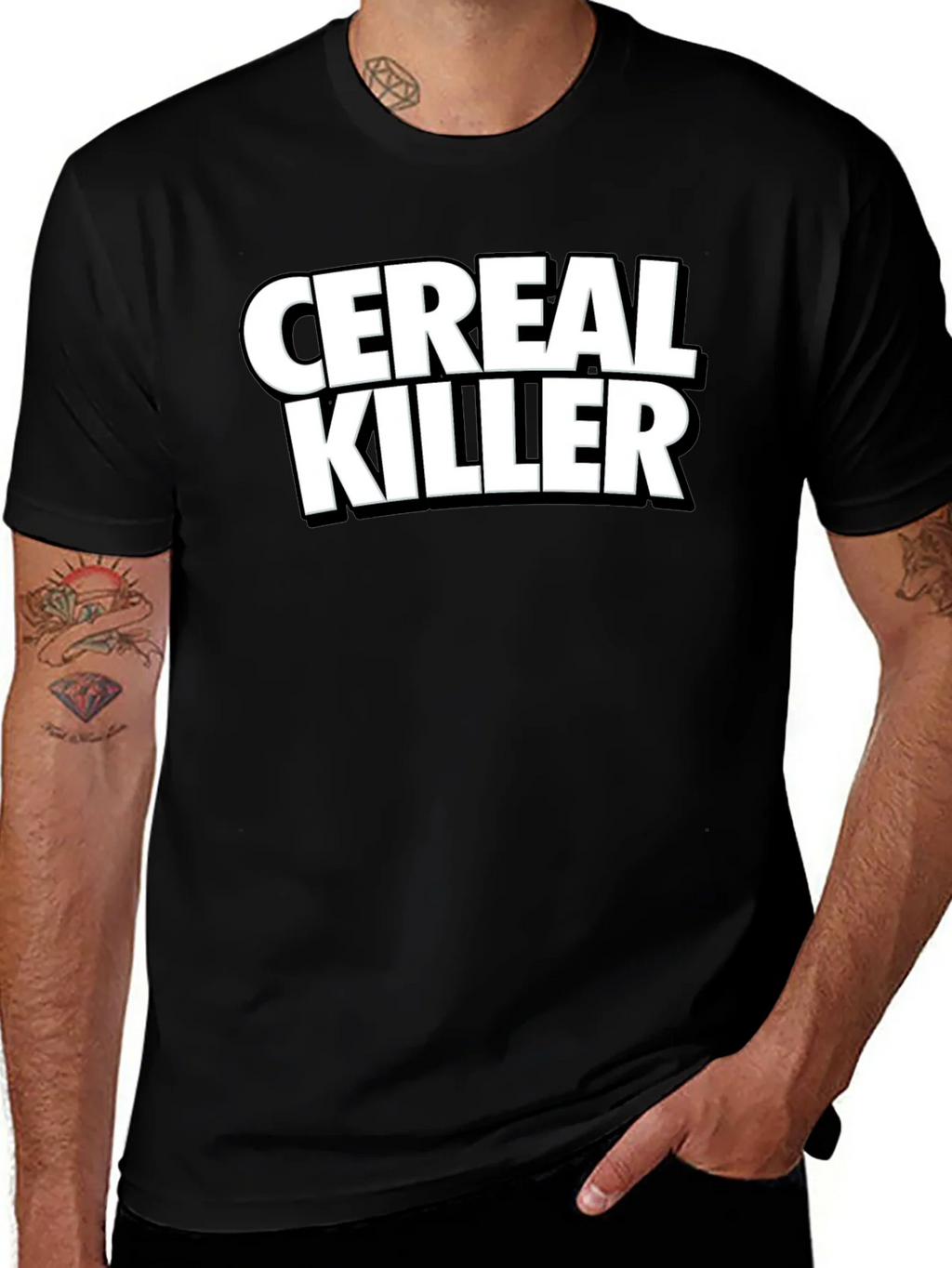 CEREAL KILLER Graphic Tee - Funny T-Shirt product image 1