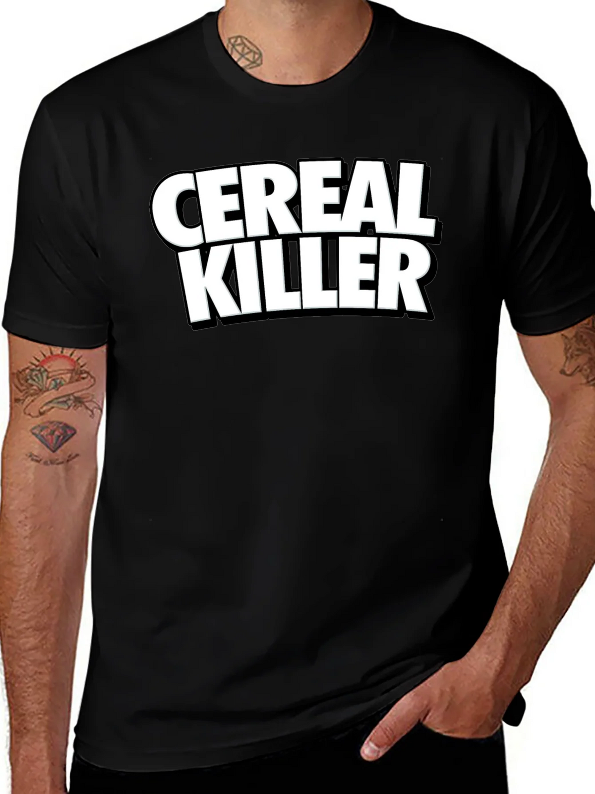 CEREAL KILLER Graphic Tee - Funny T-Shirt product image 1