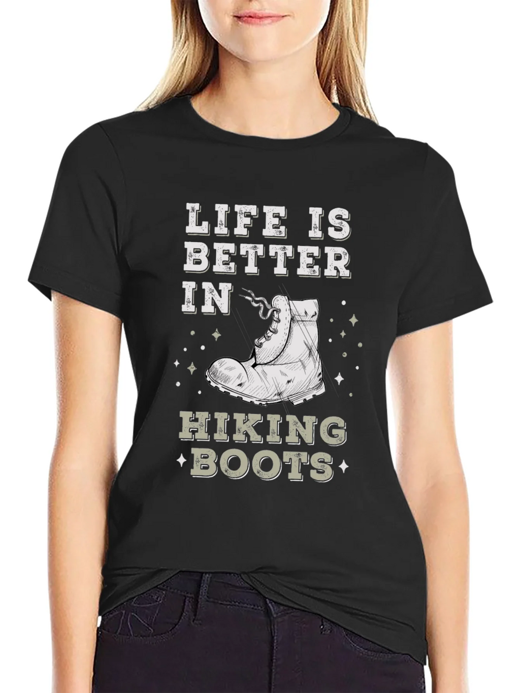 Life is Better in Hiking Boots Graphic Tee product image 2