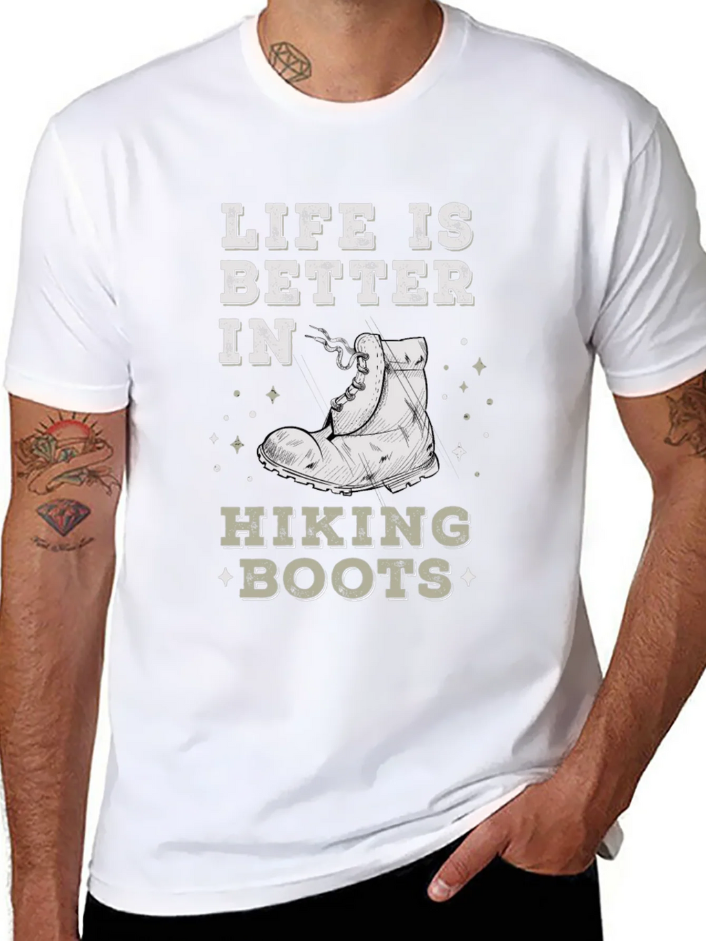 Life is Better in Hiking Boots Graphic Tee product image 7