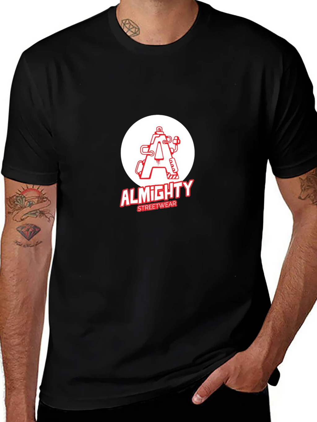 Almighty Streetwear Black Tee product image 1