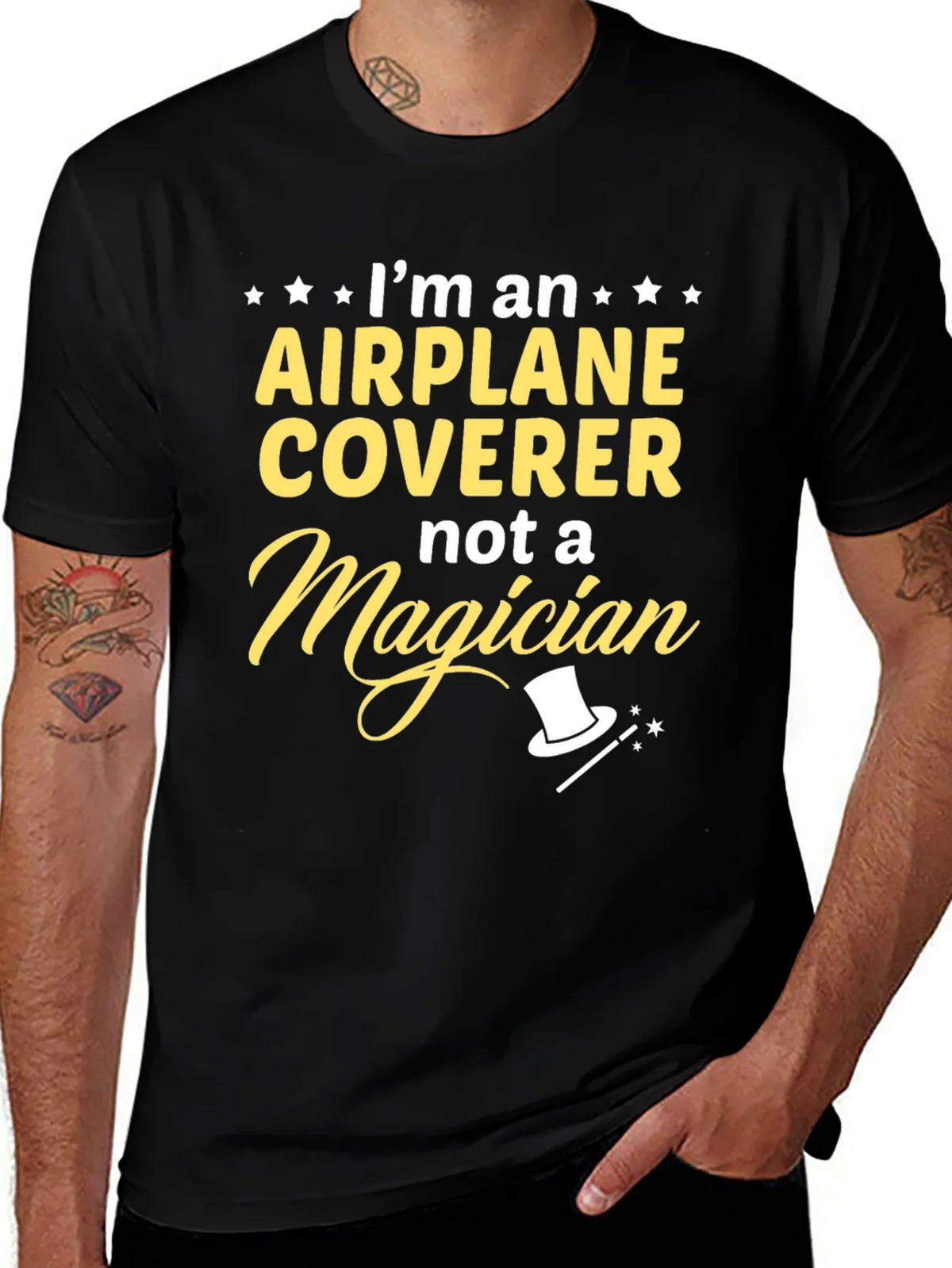 Airplane Coverer T-Shirt - Funny Aviation Mechanic Tee product image 1