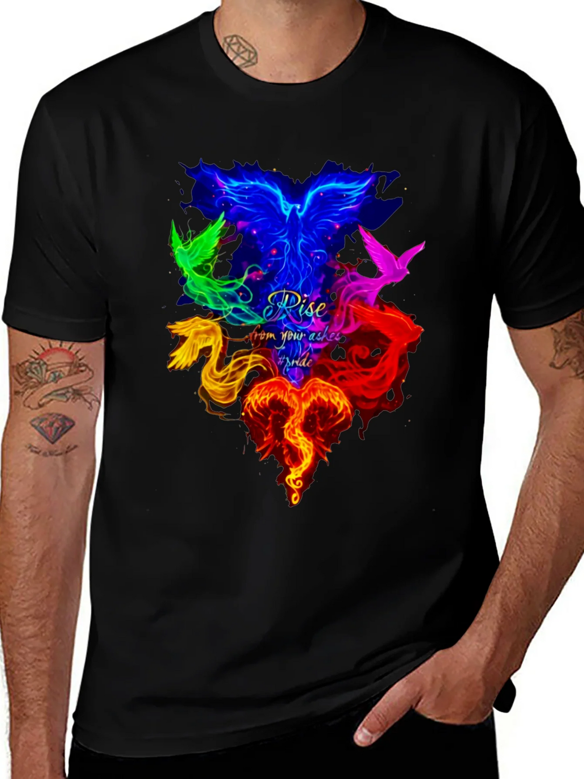Rise From Ashes Phoenix Pride T-Shirt product image 1