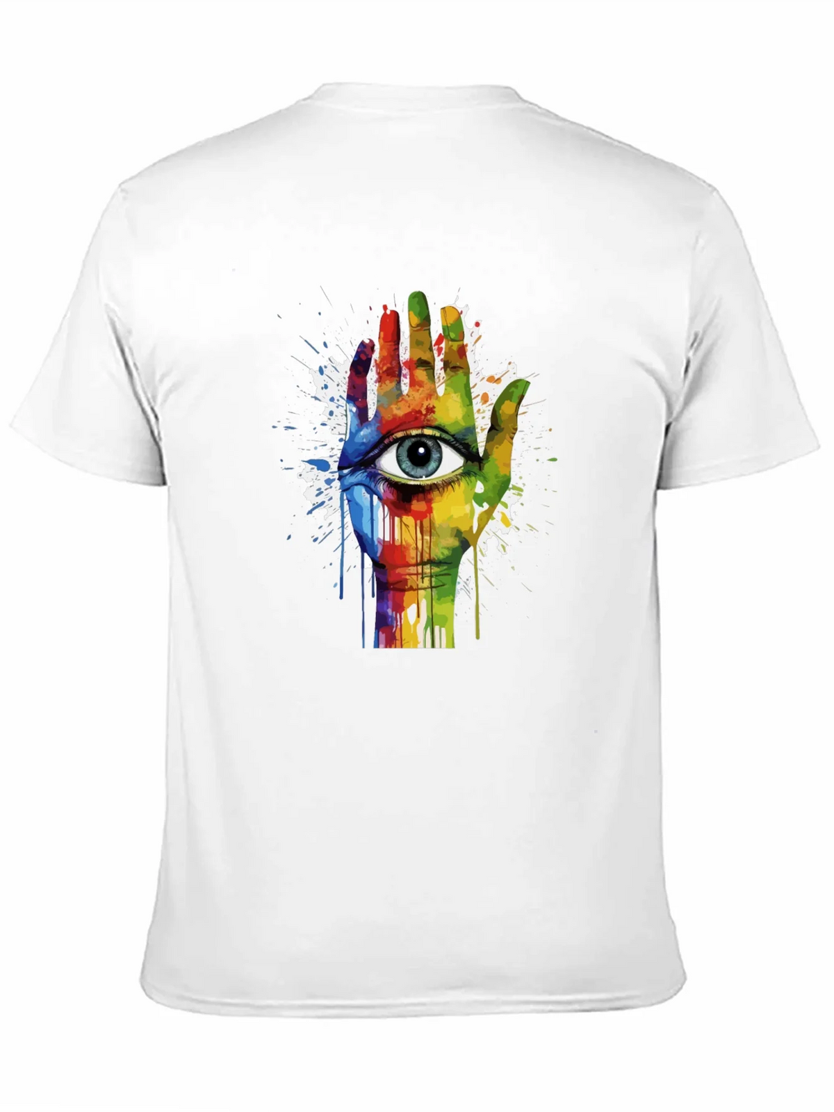 Eye Hand Rainbow Graphic Tee product image 10