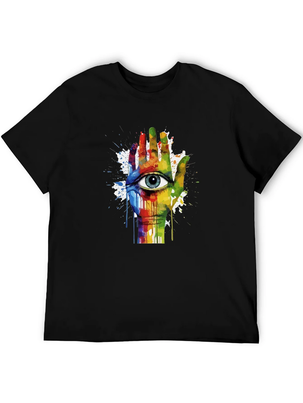 Eye Hand Rainbow Graphic Tee product image 5