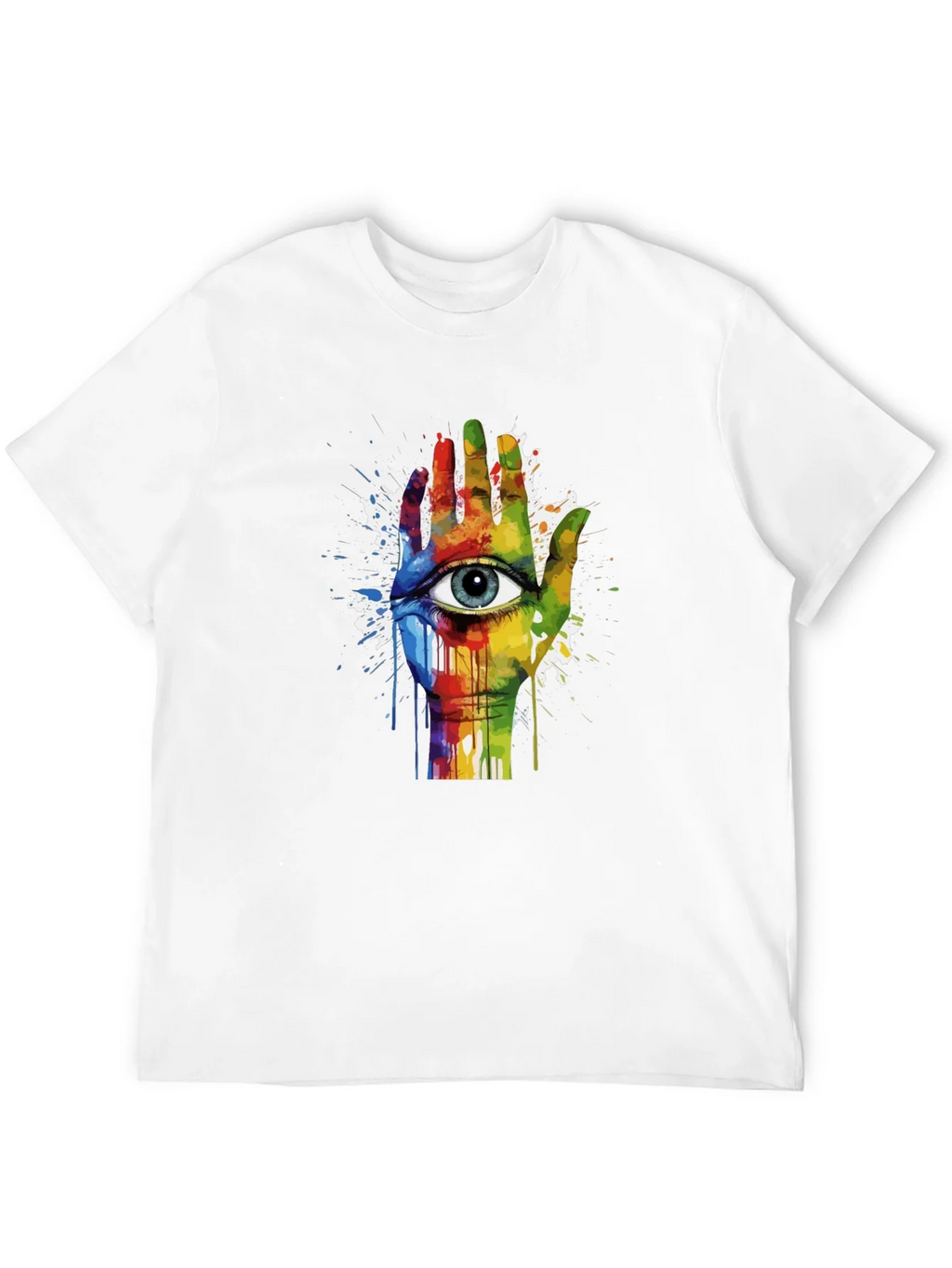 Eye Hand Rainbow Graphic Tee product image 11