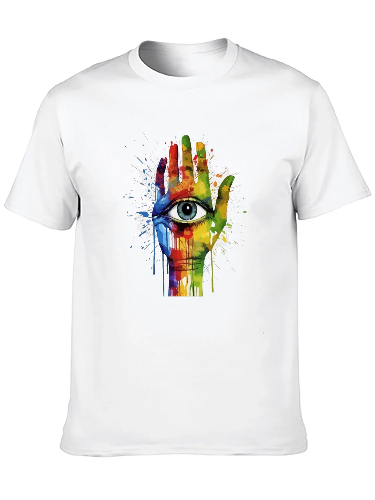 Eye Hand Rainbow Graphic Tee product image 9
