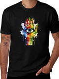 Eye Hand Rainbow Graphic Tee product image 1