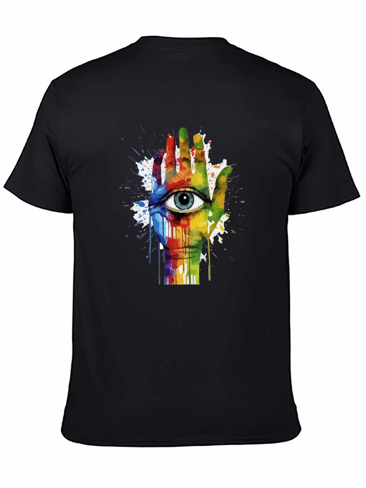 Eye Hand Rainbow Graphic Tee product image 4