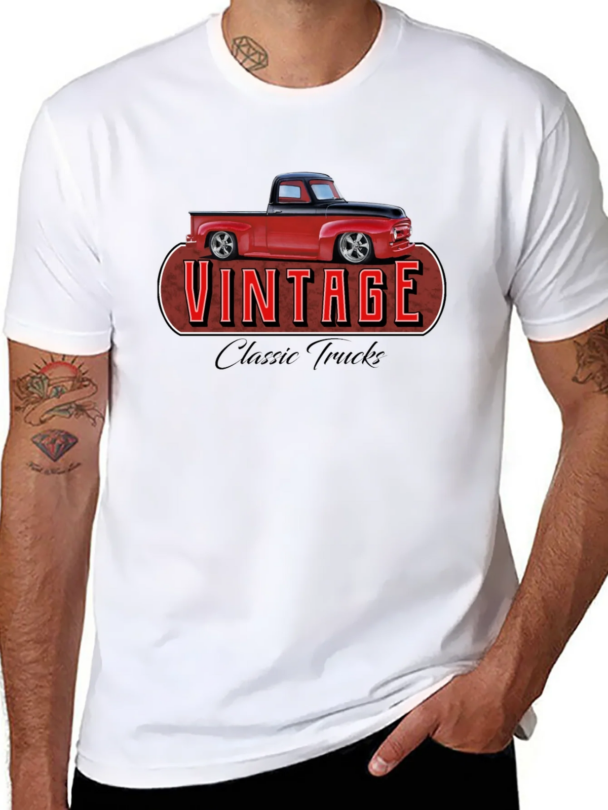 Vintage Classic Truck Graphic T-Shirt product image 7
