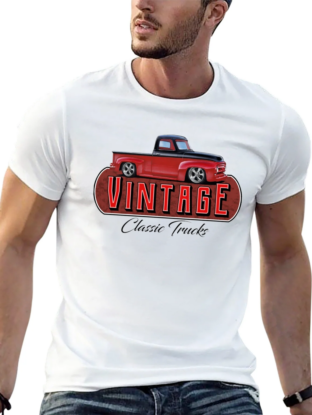 Vintage Classic Truck Graphic T-Shirt product image 12