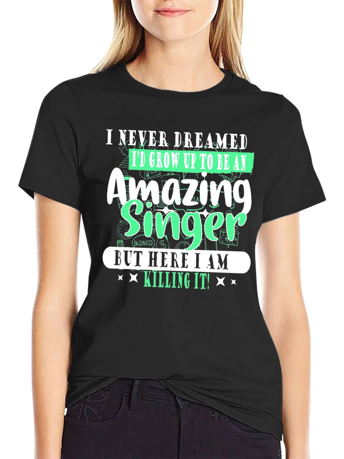 Amazing Singer T-Shirt - I Never Dreamed product image 2