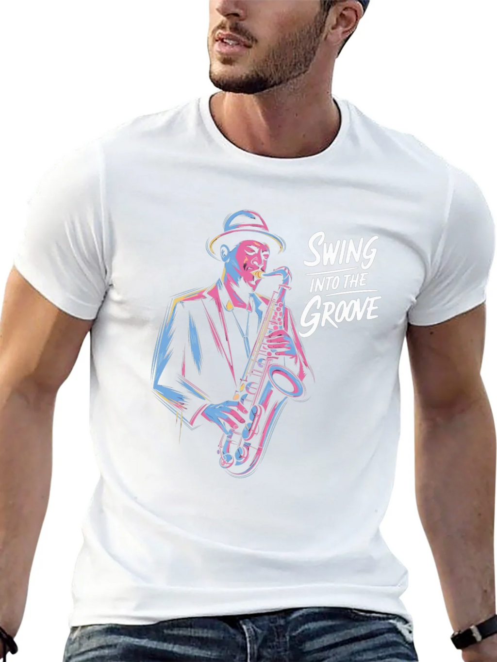 Swing Into The Groove Black T-Shirt product image 12