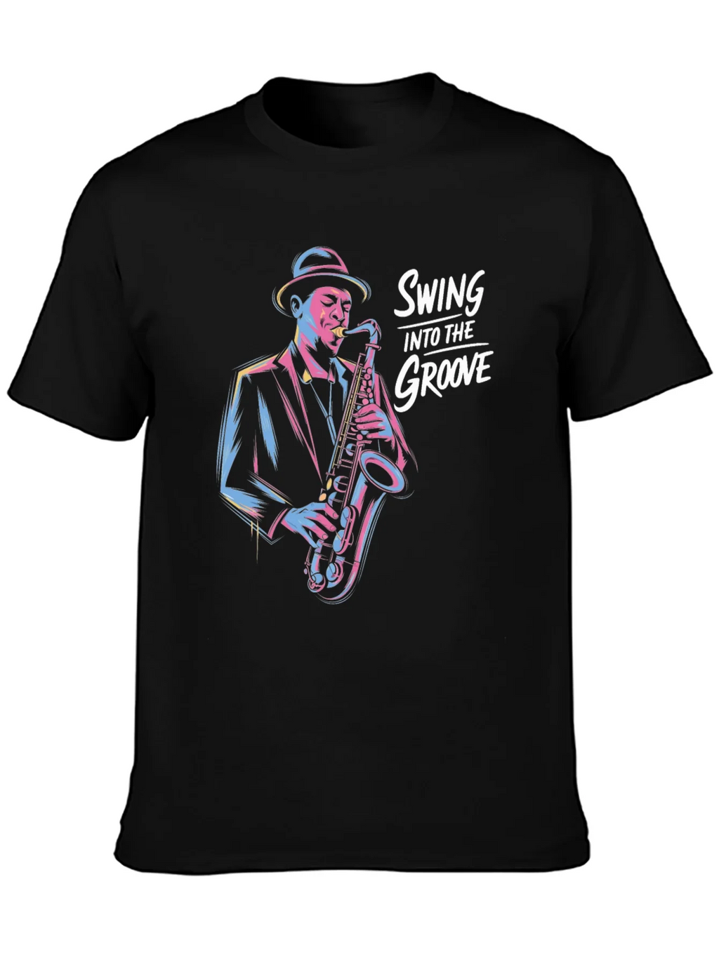 Swing Into The Groove Black T-Shirt product image 3