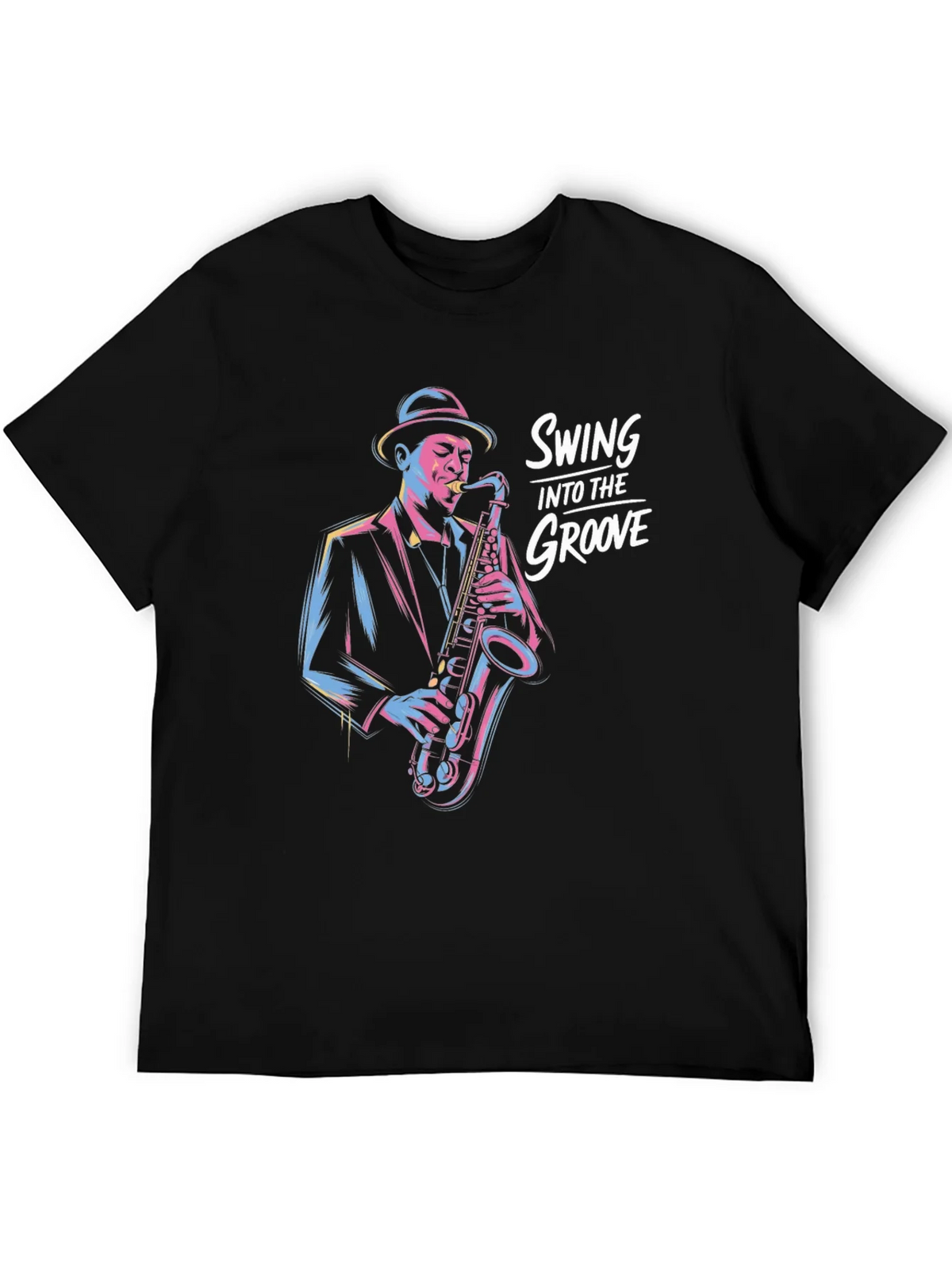 Swing Into The Groove Black T-Shirt product image 5