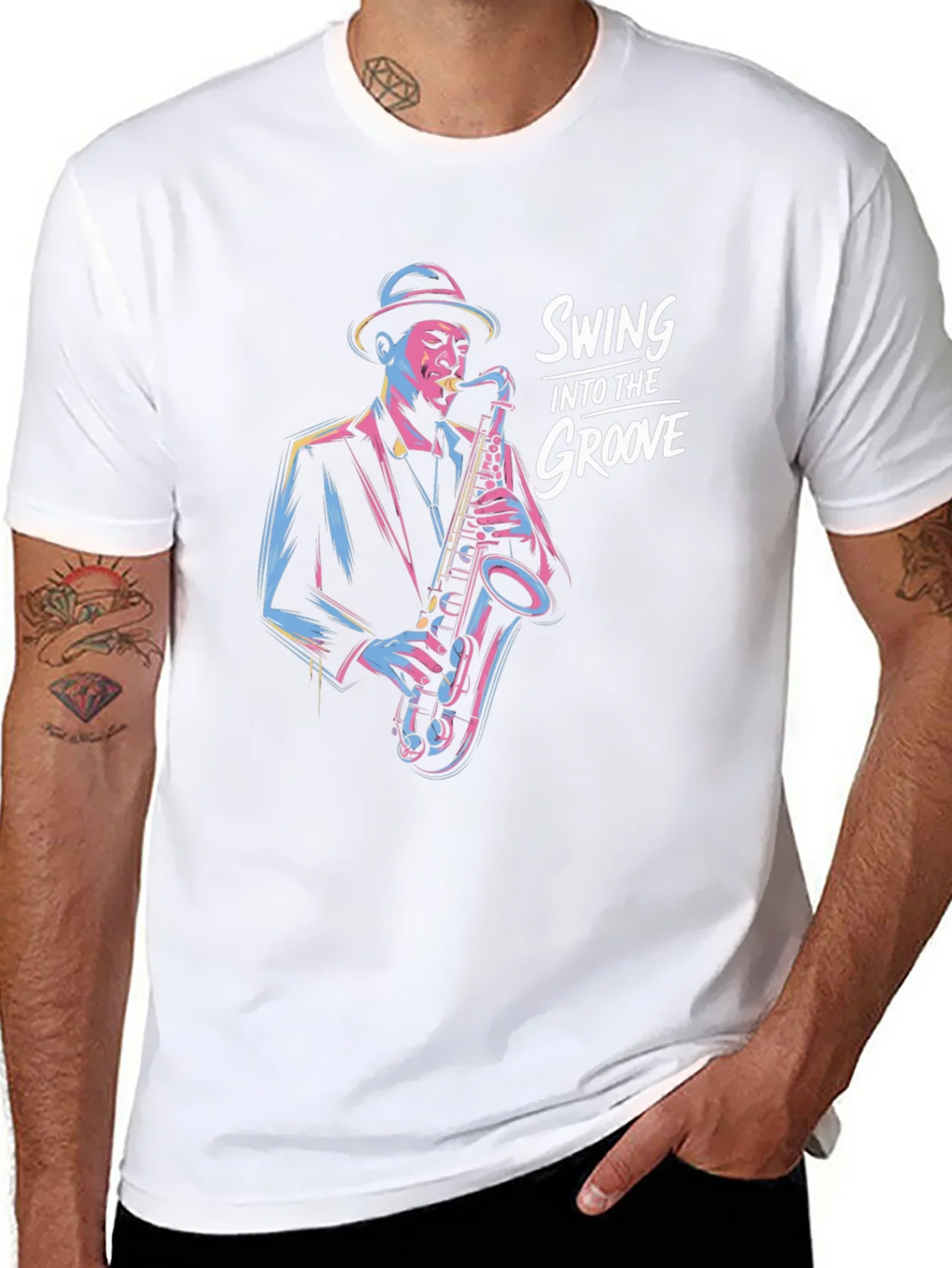 Swing Into The Groove Black T-Shirt product image 7