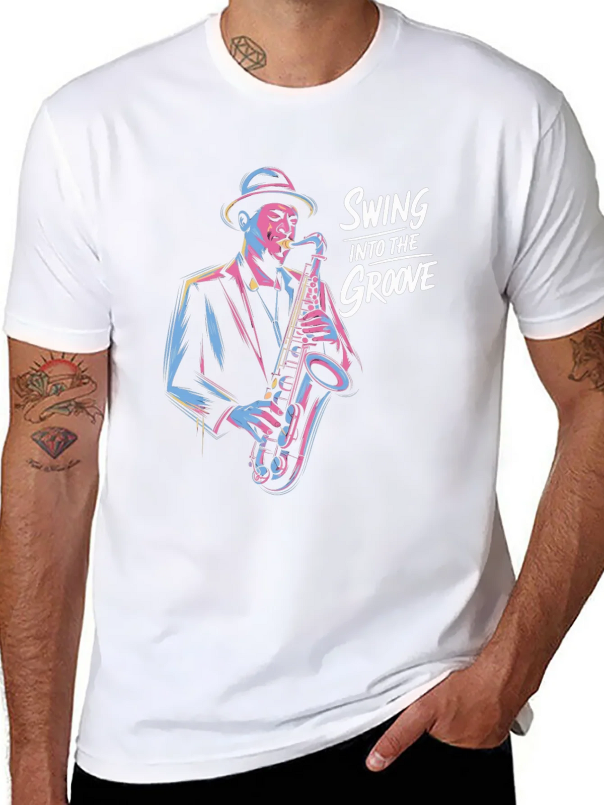 Swing Into The Groove Black T-Shirt product image 7