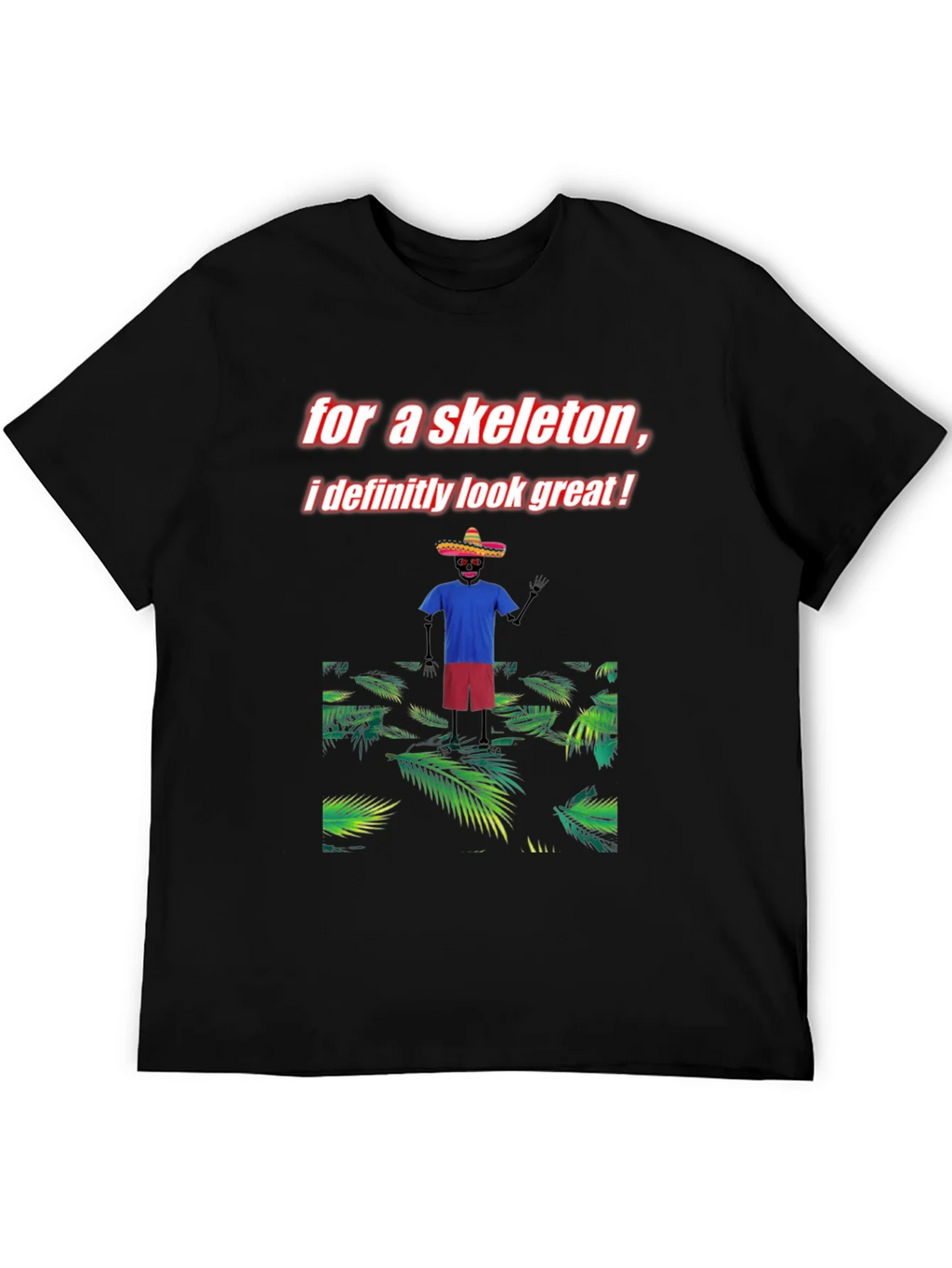 Skeleton Graphic Tee - Look Great! product image 5