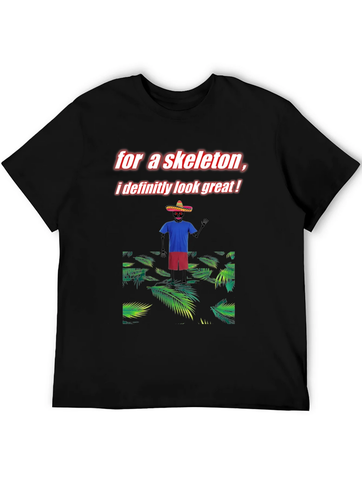 Skeleton Graphic Tee - Look Great! product image 5
