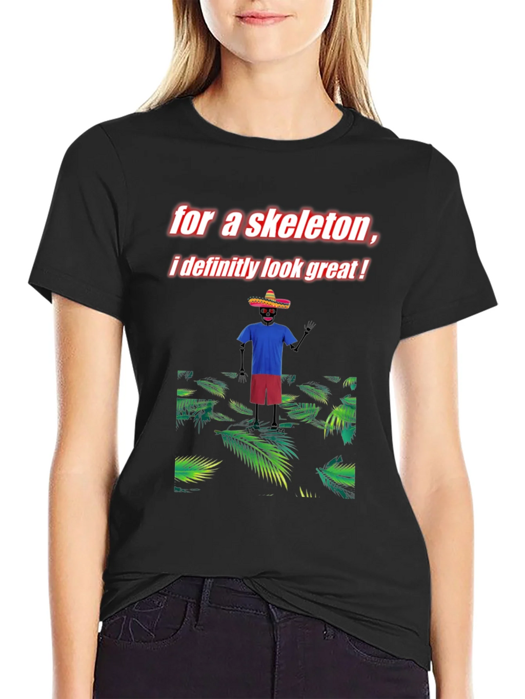 Skeleton Graphic Tee - Look Great! product image 2