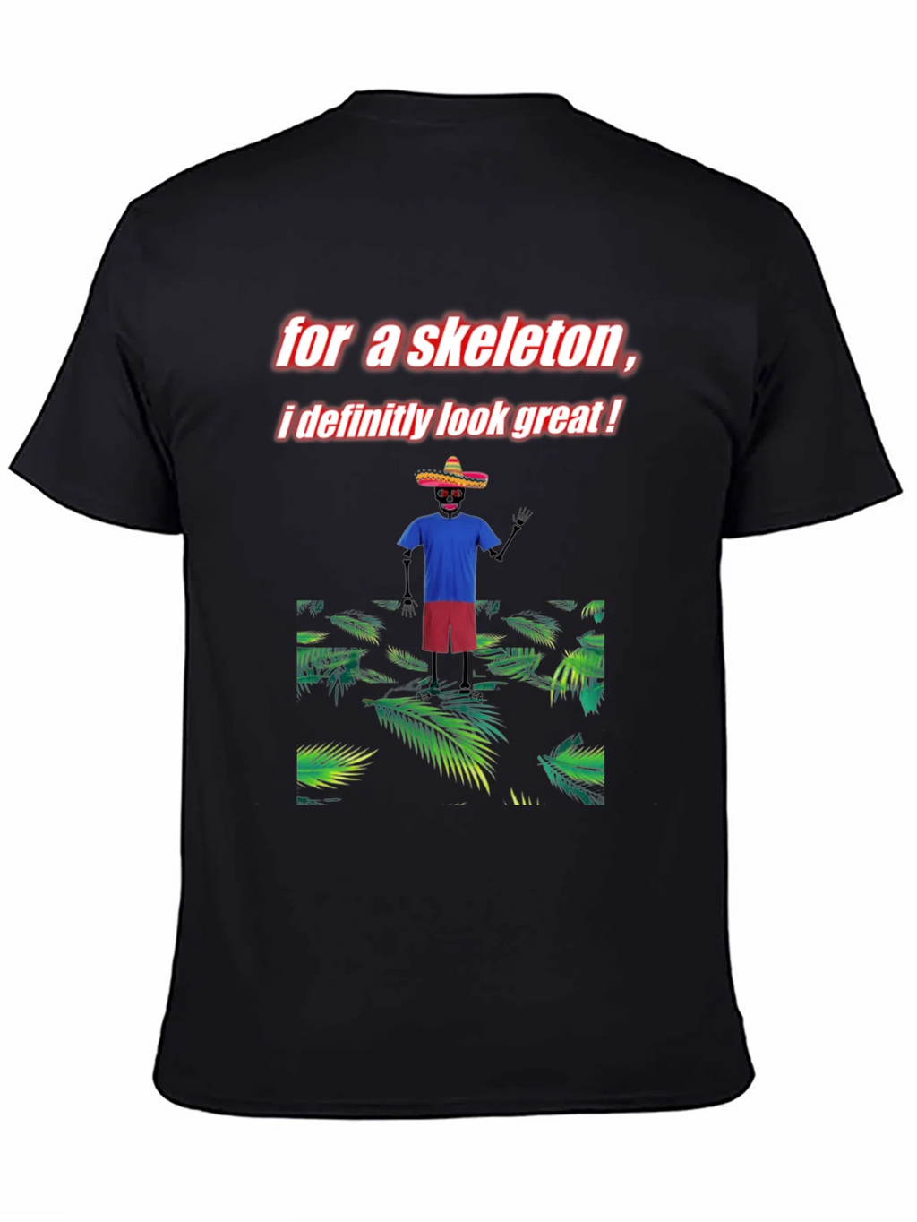 Skeleton Graphic Tee - Look Great! product image 4