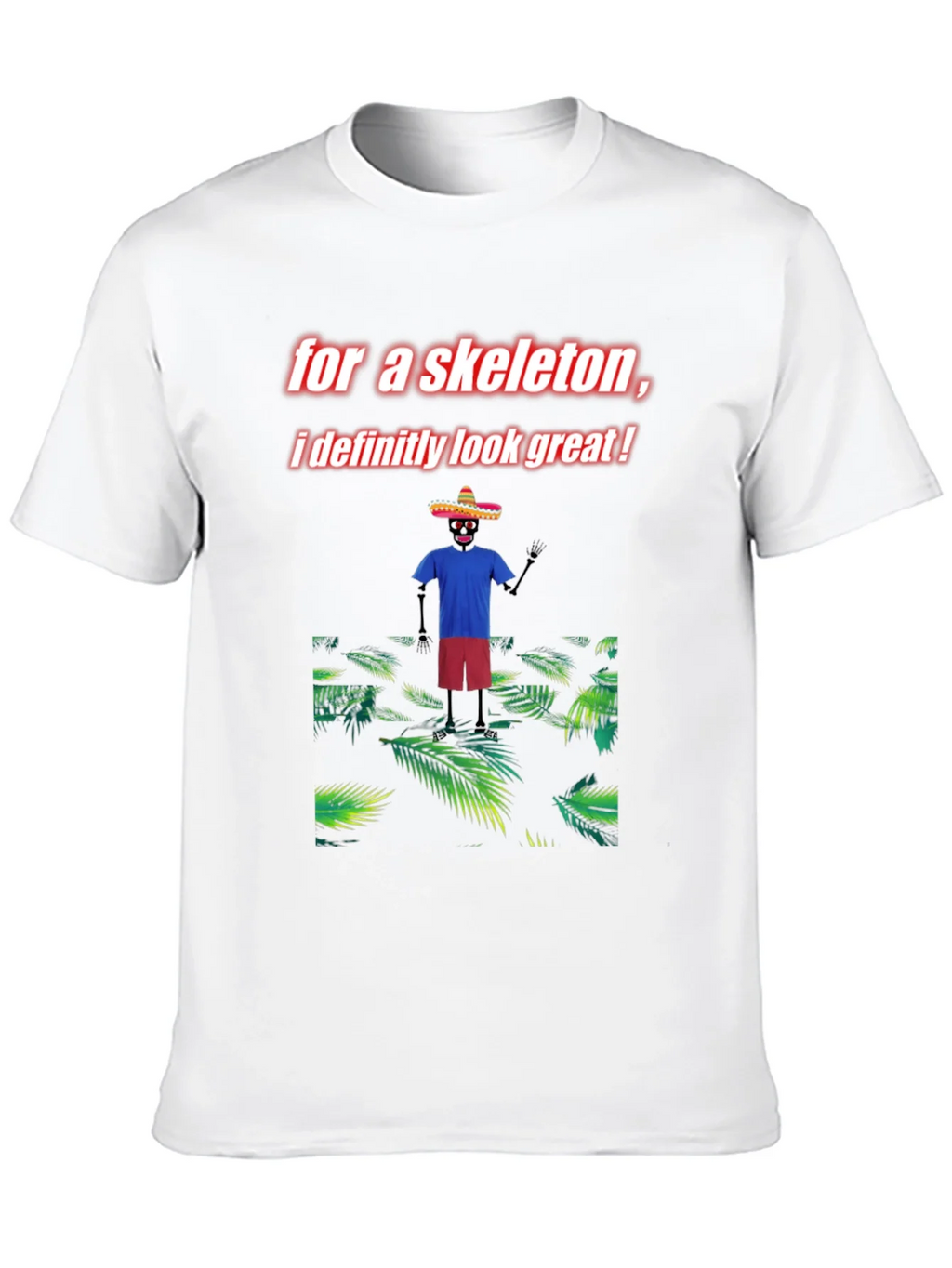 Skeleton Graphic Tee - Look Great! product image 9