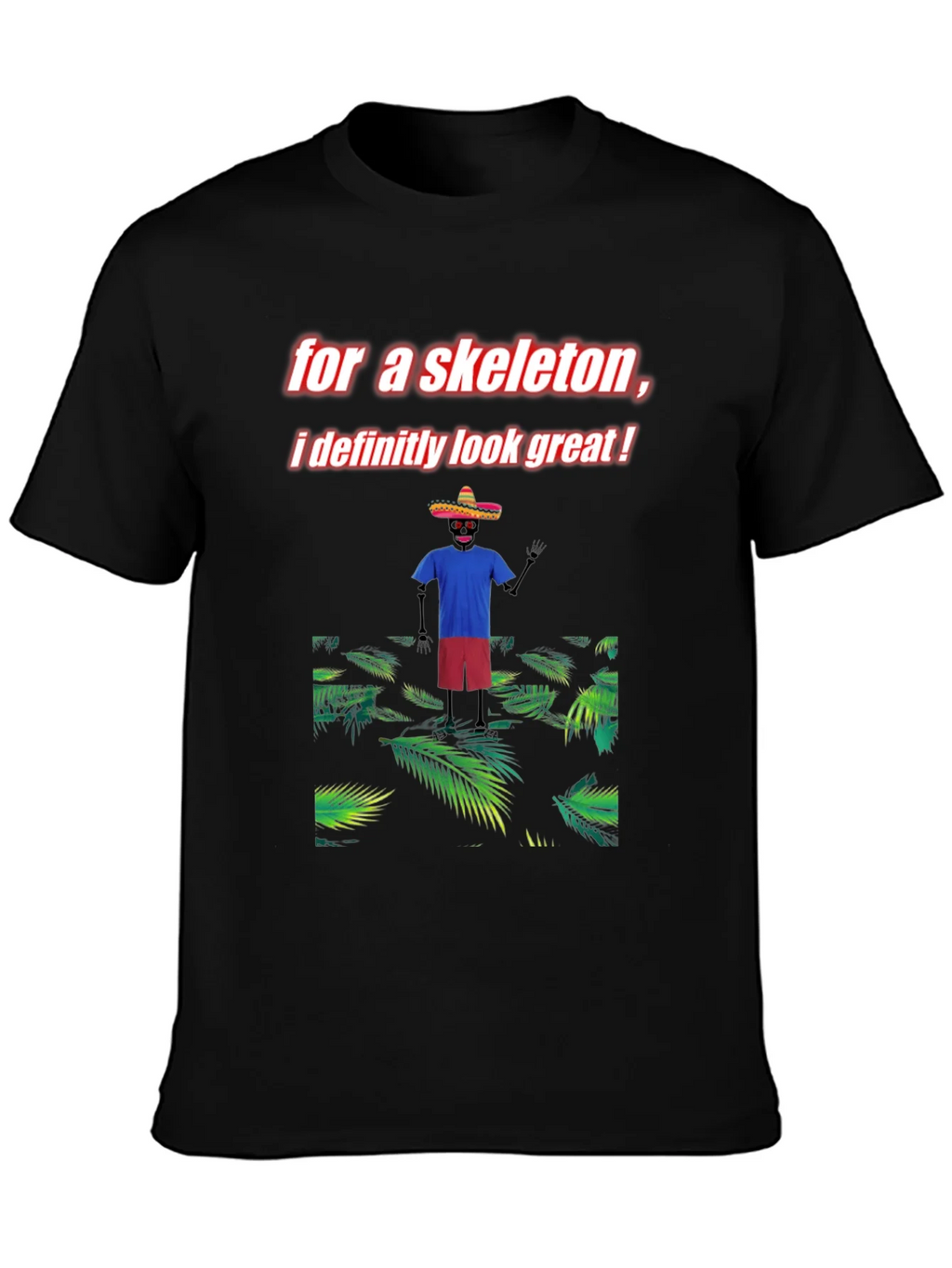 Skeleton Graphic Tee - Look Great! product image 3