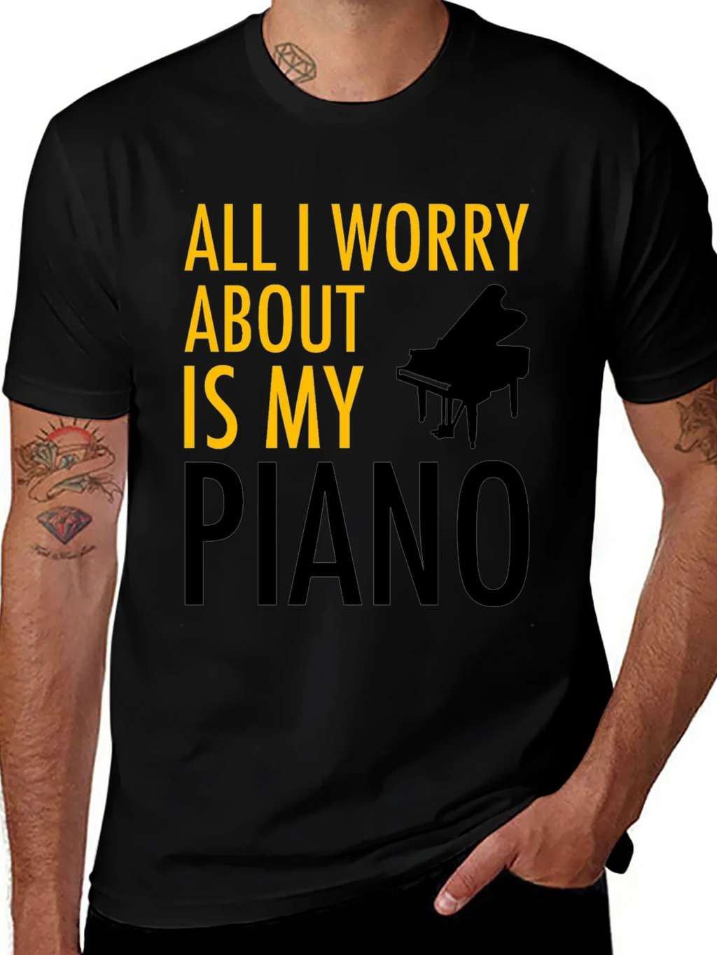 All I Worry About is My Piano T-Shirt product image 1