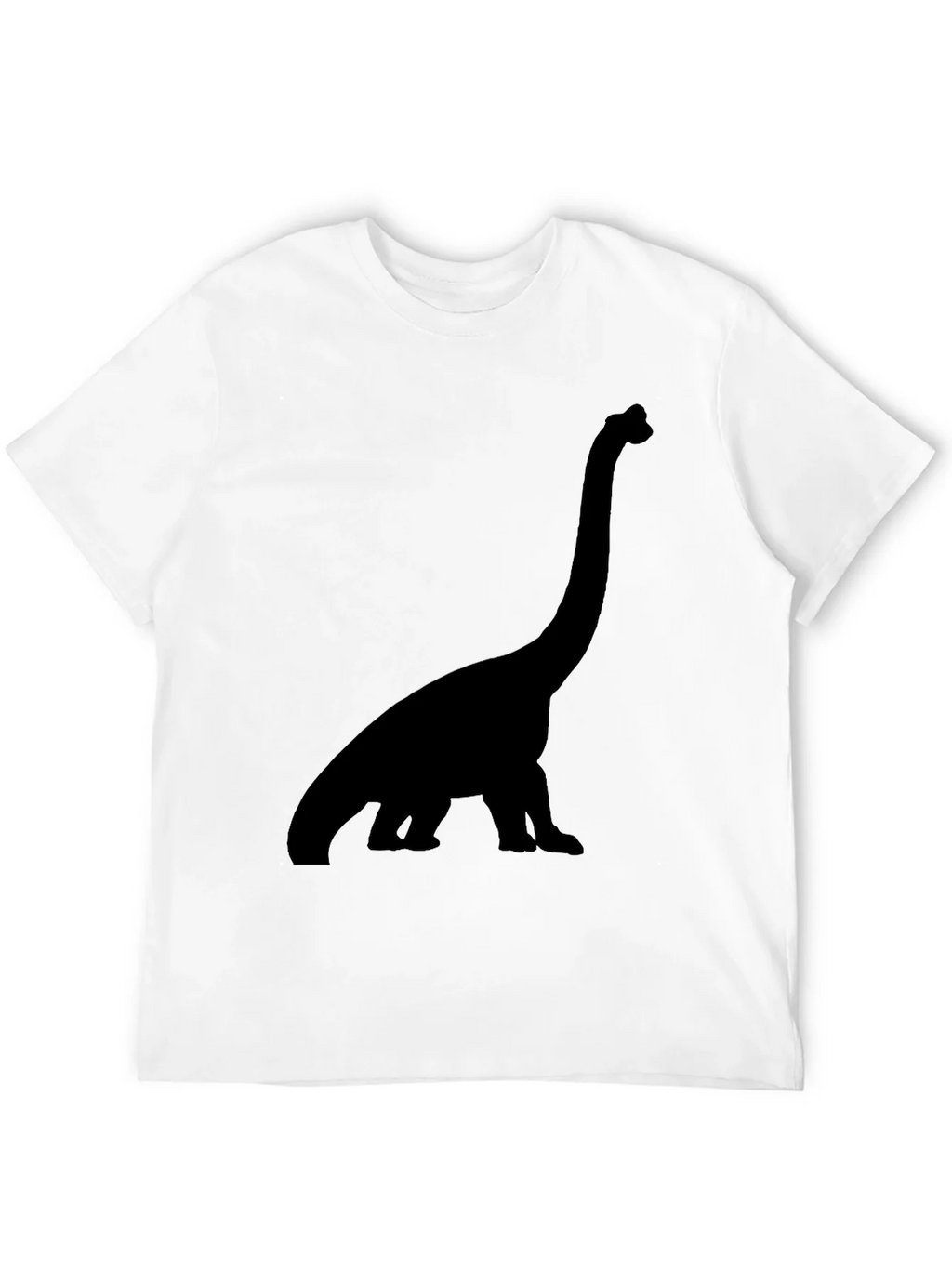 Dino Silhouette Tee - Black Cotton Casual Shirt product image 10