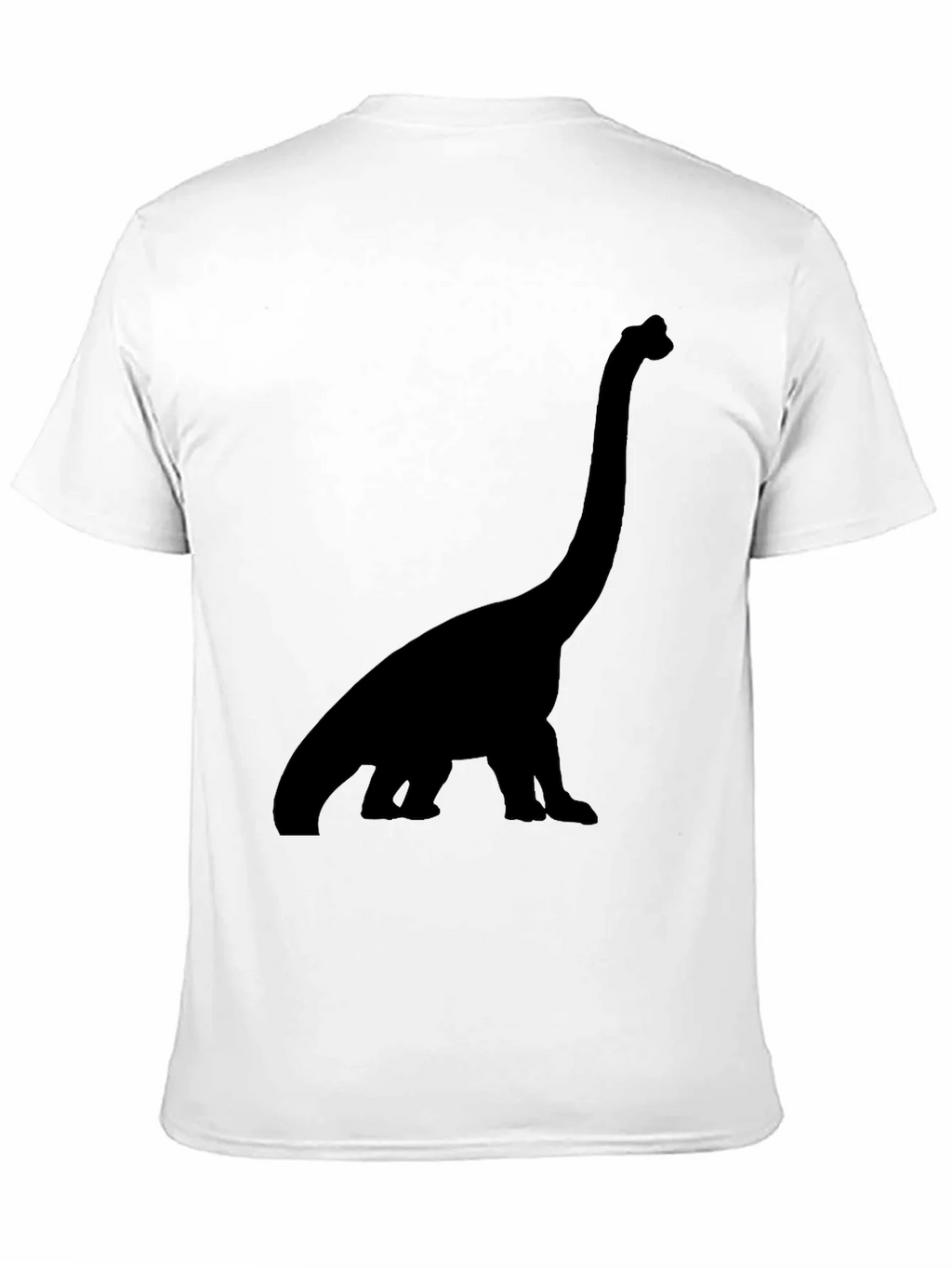 Dino Silhouette Tee - Black Cotton Casual Shirt product image 9