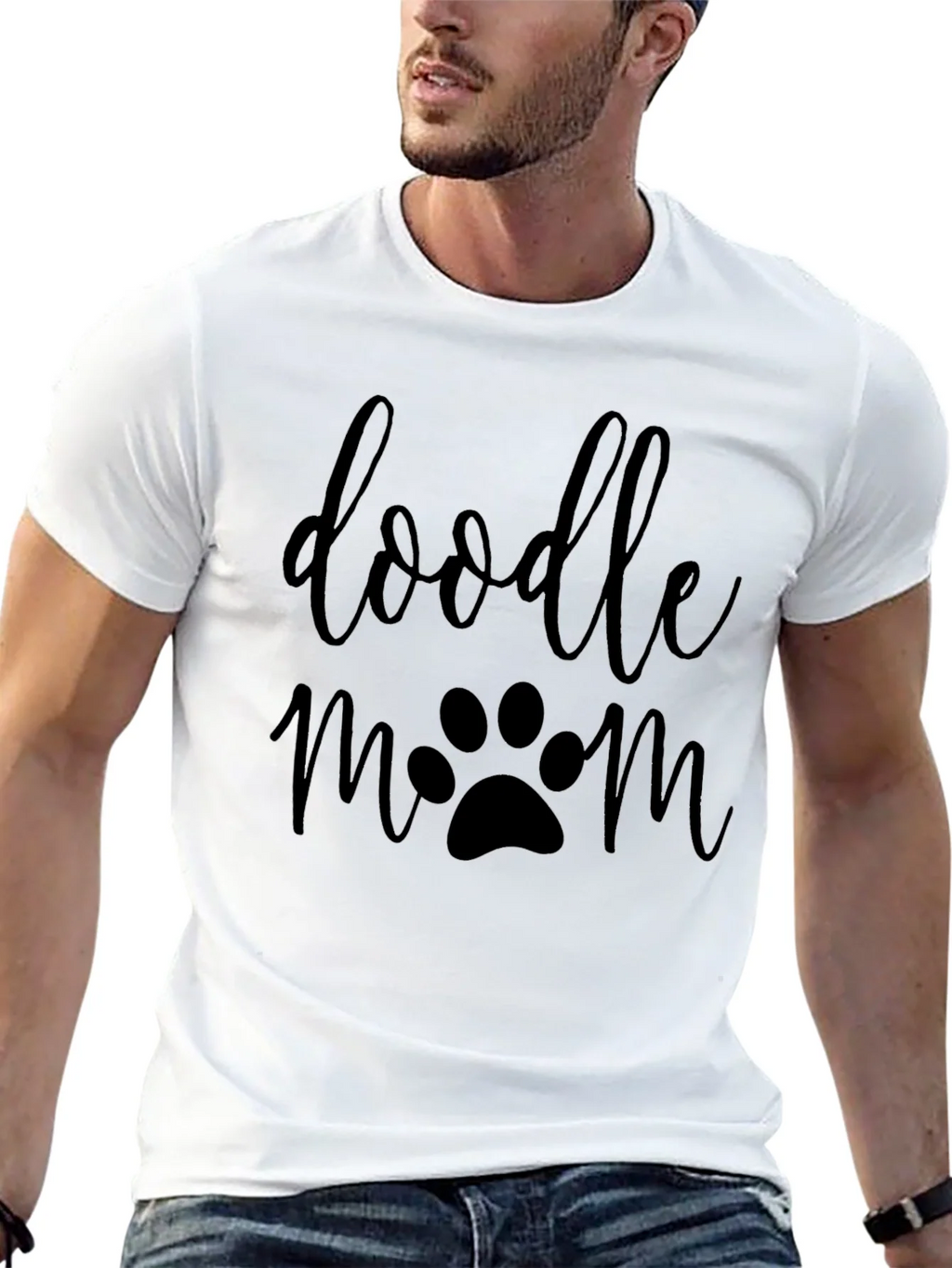 Doodle Mom Black T-Shirt - Dog Lover Tee product image 7