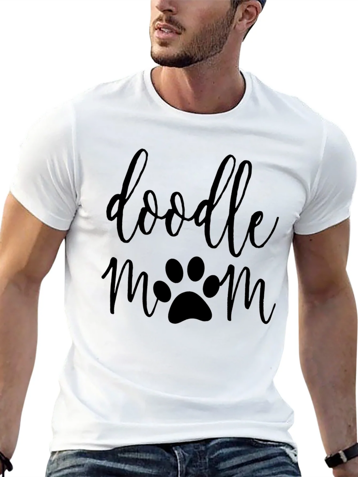 Doodle Mom Black T-Shirt - Dog Lover Tee product image 7