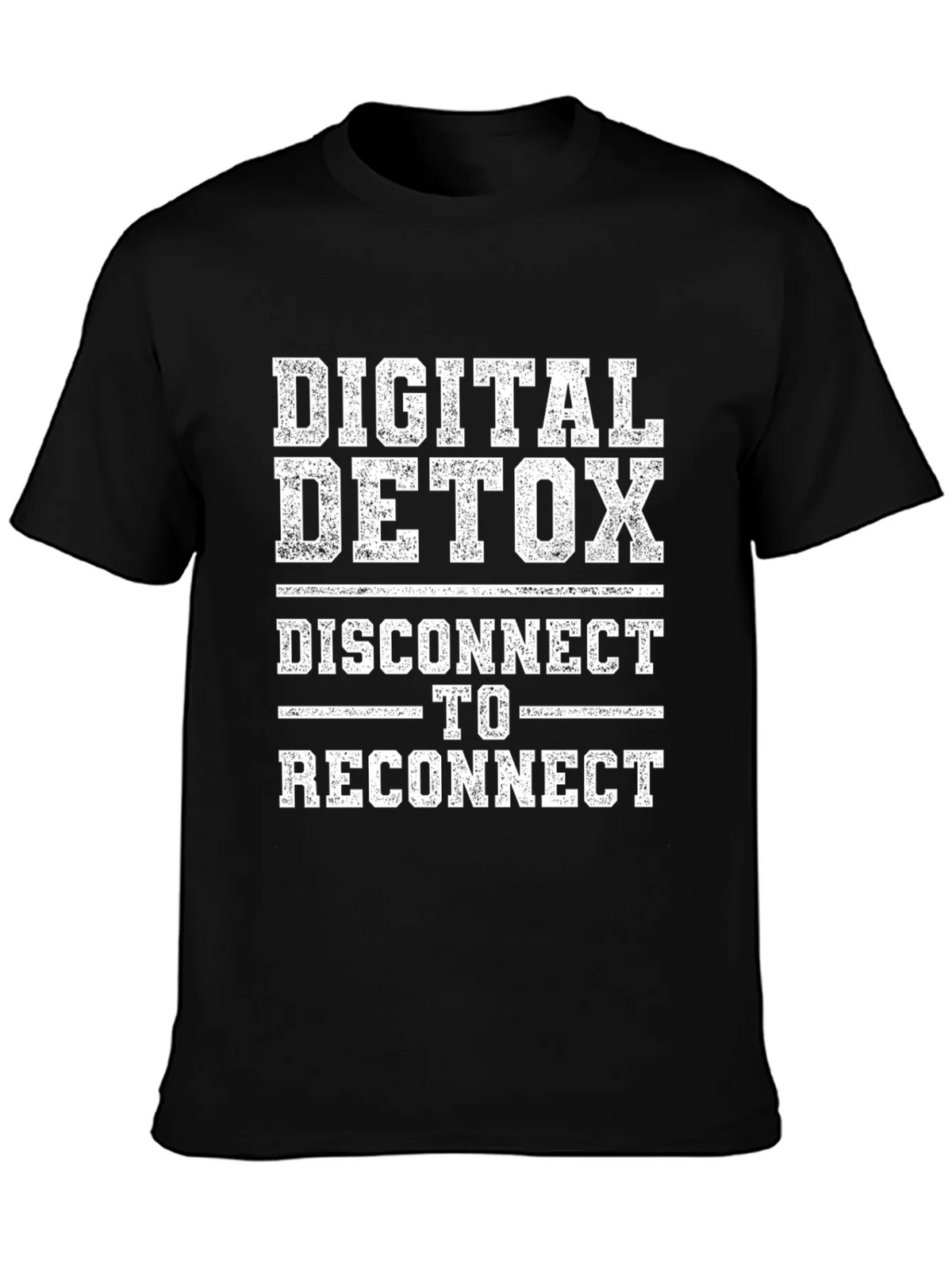 Digital Detox Graphic Tee - Disconnect to Reconnect product image 2
